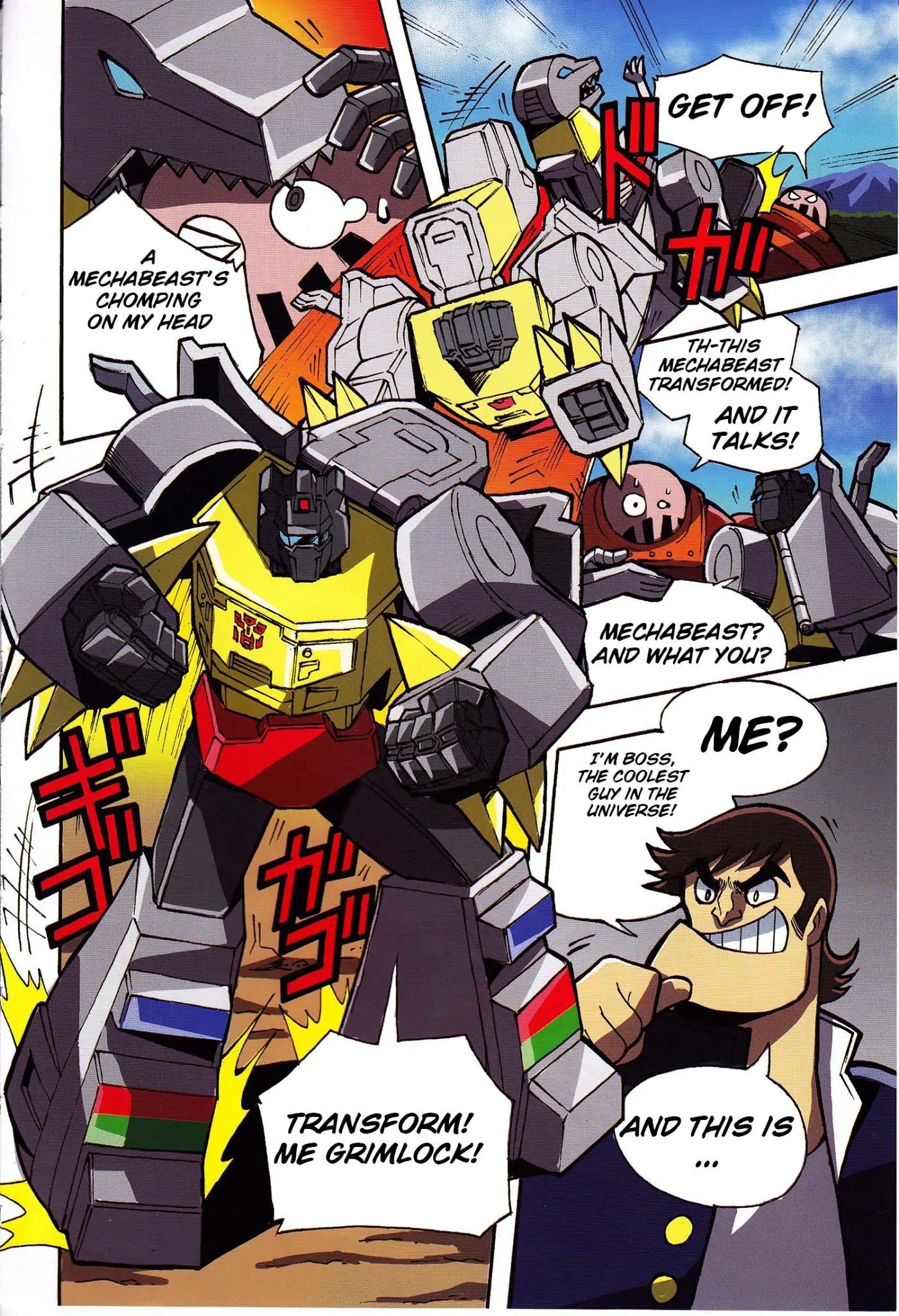 Mazinger Z vs. Transformers Chapter 1 page 12 - Chapter 1: Prologue (by Kinutani Yuu)
