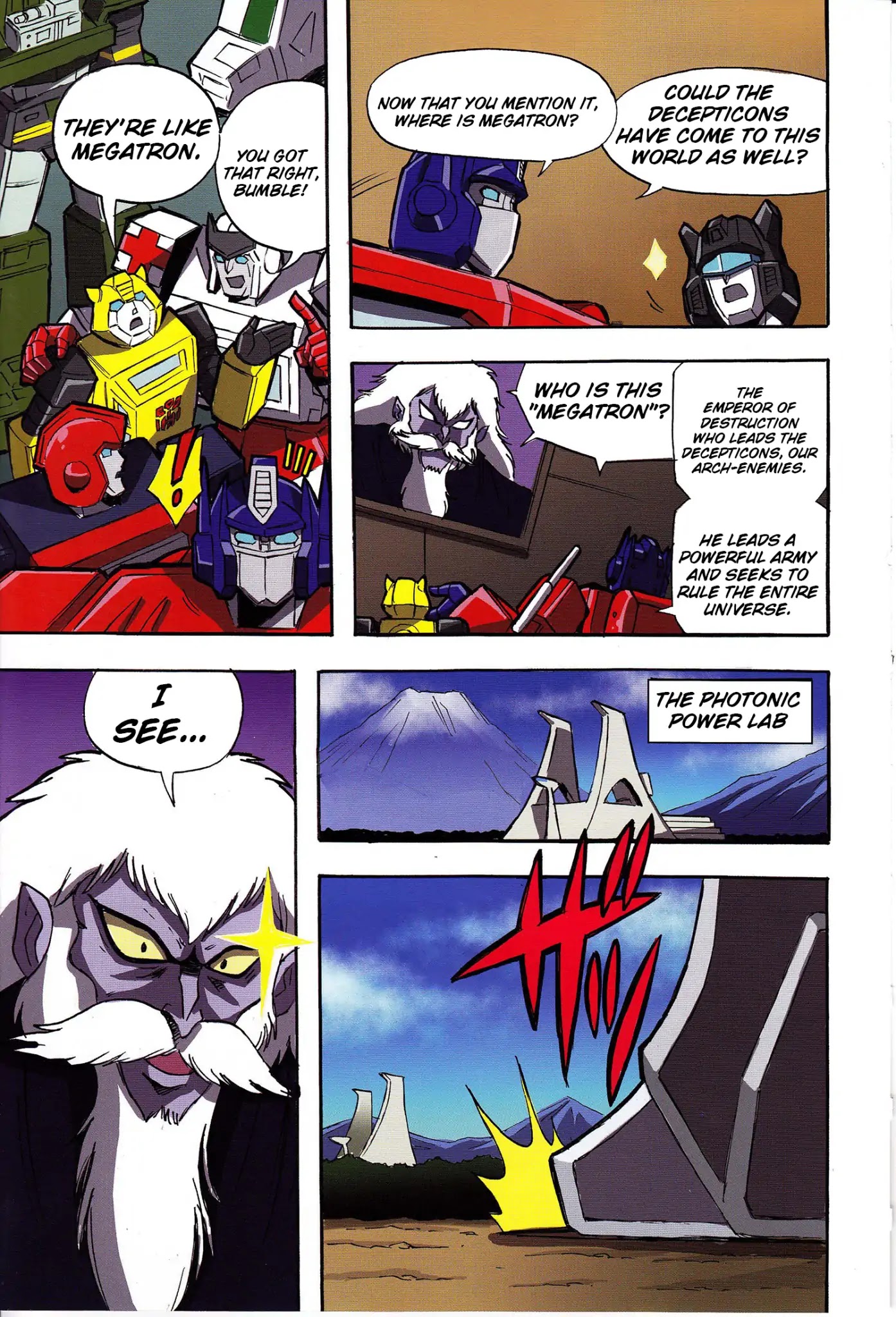 Mazinger Z vs. Transformers Chapter 1 page 23 - Chapter 1: Prologue (by Kinutani Yuu)
