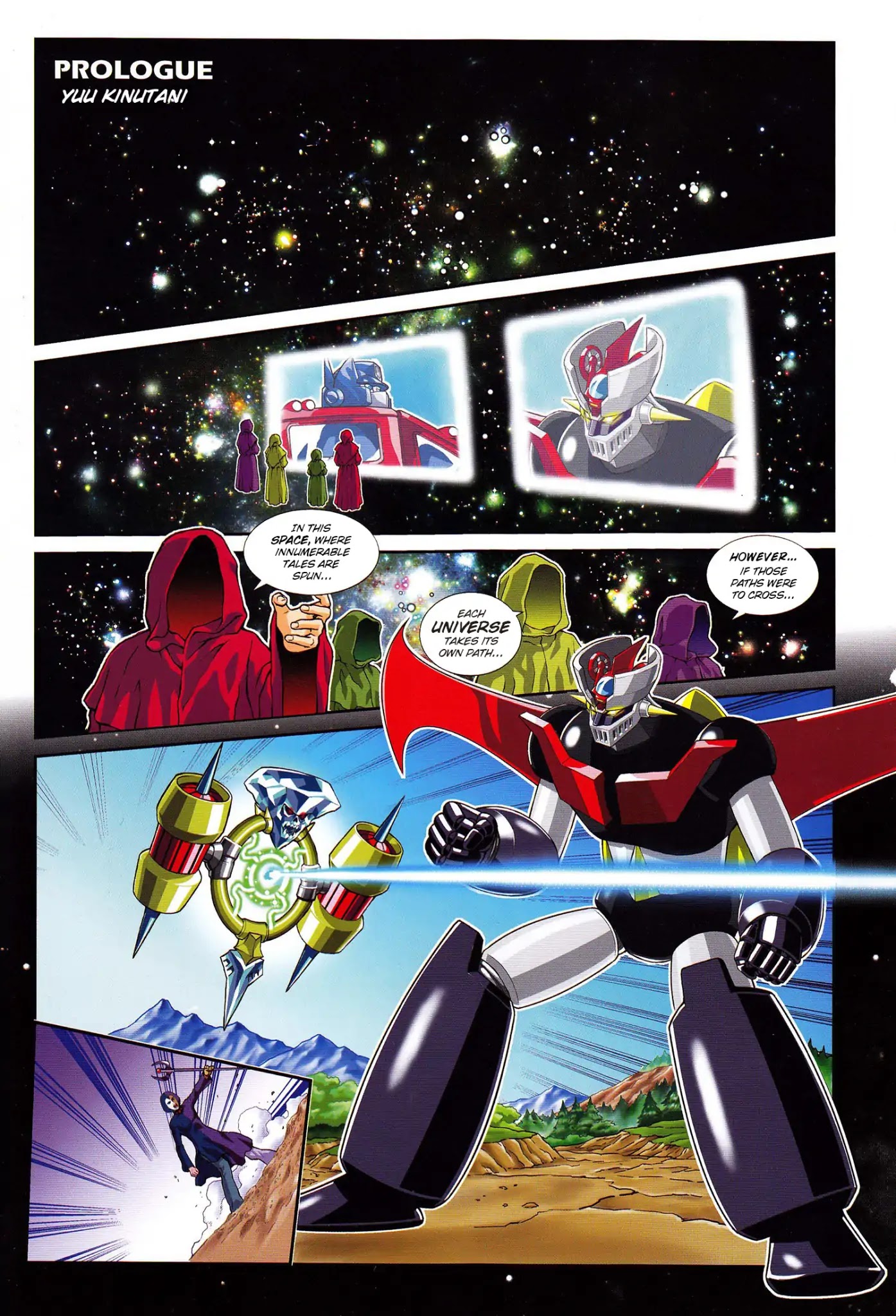 Mazinger Z vs. Transformers Chapter 1 page 3 - Chapter 1: Prologue (by Kinutani Yuu)