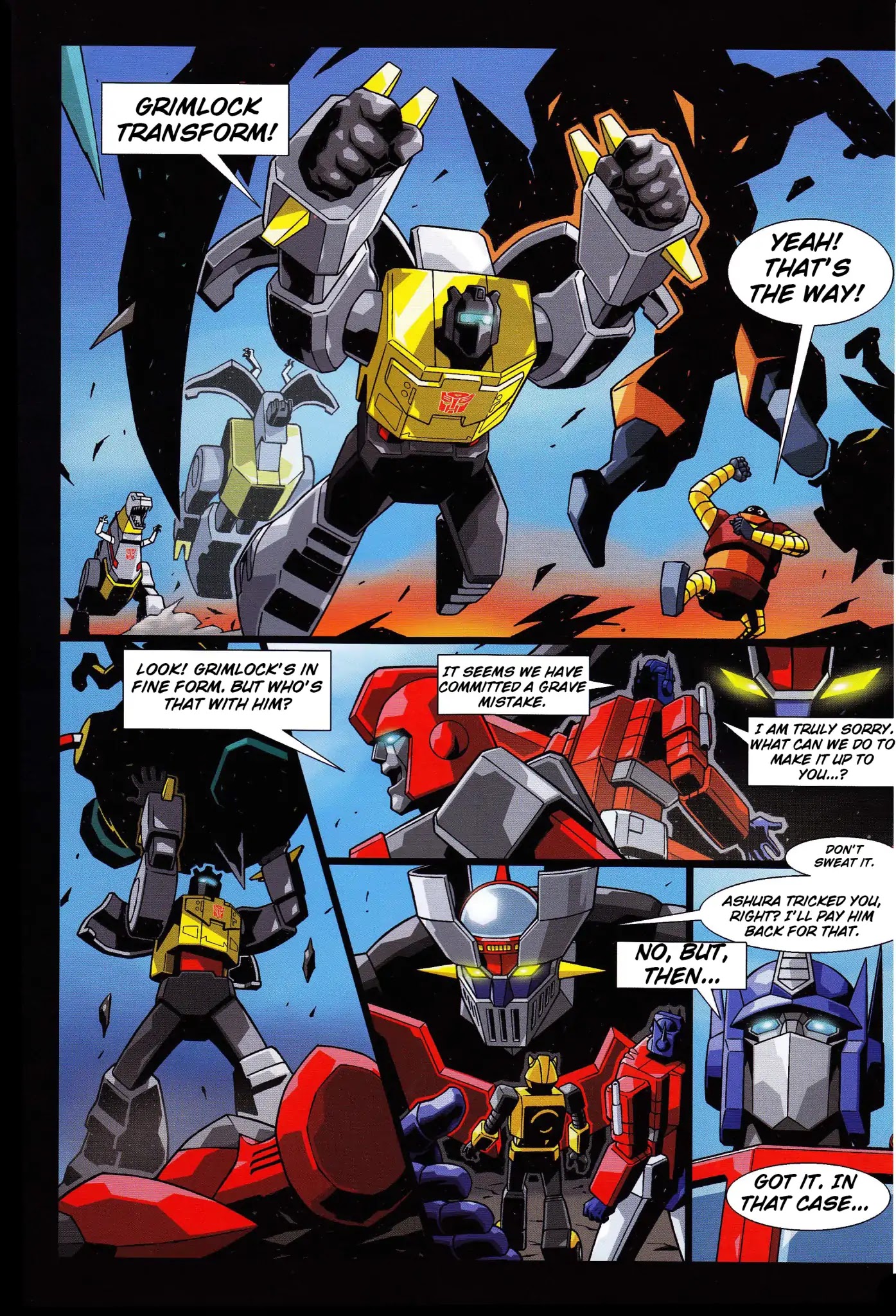 Mazinger Z vs. Transformers Chapter 2 page 10 - Chapter 2: (by Hidetsugu Yoshioka)
