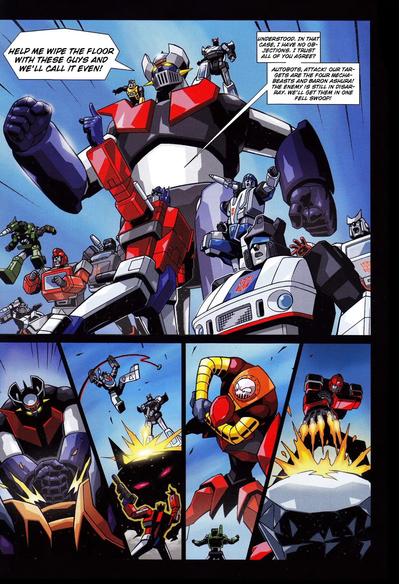 Mazinger Z vs. Transformers Chapter 2 page 11 - Chapter 2: (by Hidetsugu Yoshioka)