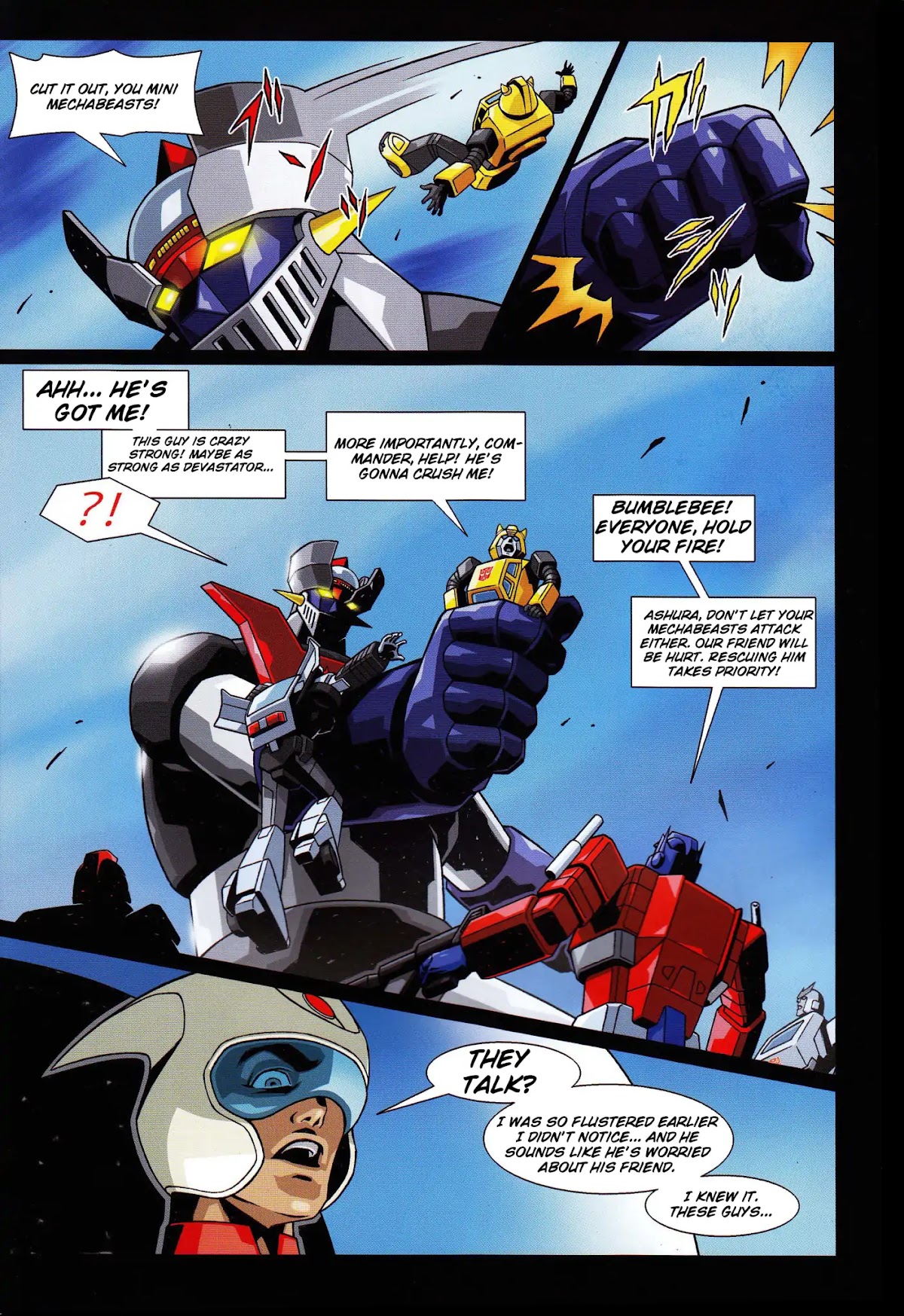 Mazinger Z vs. Transformers Chapter 2 page 5 - Chapter 2: (by Hidetsugu Yoshioka)