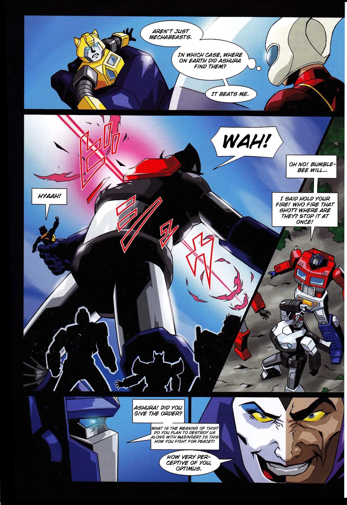 Mazinger Z vs. Transformers Chapter 2 page 6 - Chapter 2: (by Hidetsugu Yoshioka)