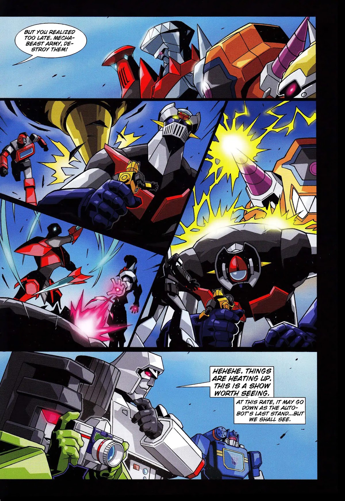 Mazinger Z vs. Transformers Chapter 2 page 7 - Chapter 2: (by Hidetsugu Yoshioka)