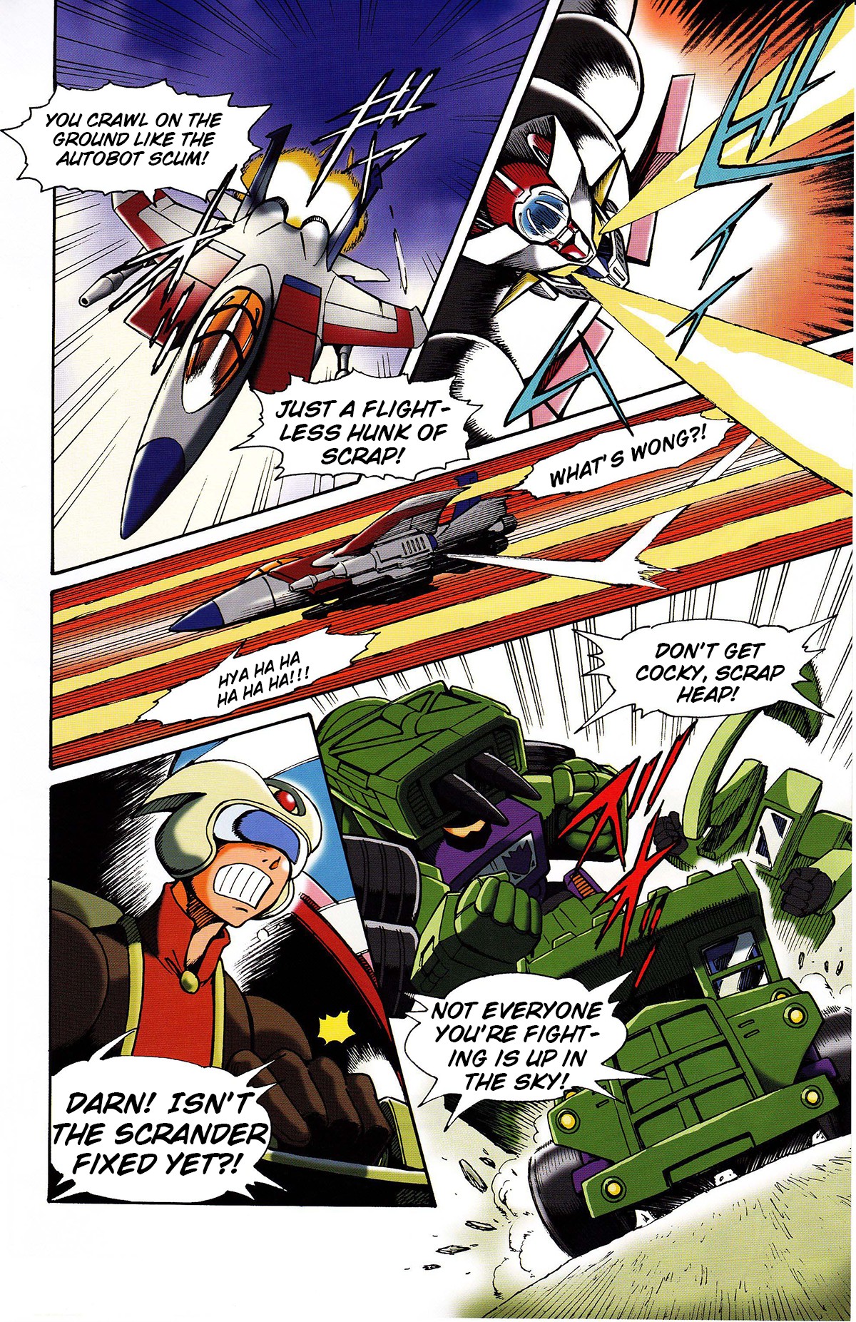 Mazinger Z vs. Transformers Chapter 3 page 10 - Chapter 3: (by Hoshi Kazumi)