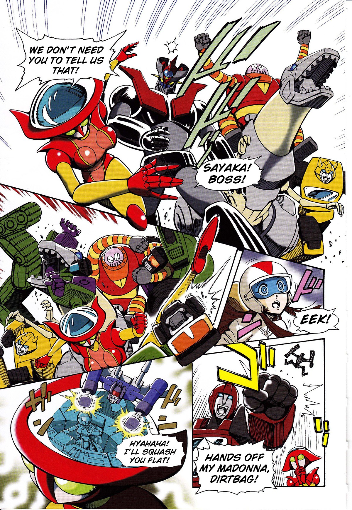 Mazinger Z vs. Transformers Chapter 3 page 11 - Chapter 3: (by Hoshi Kazumi)
