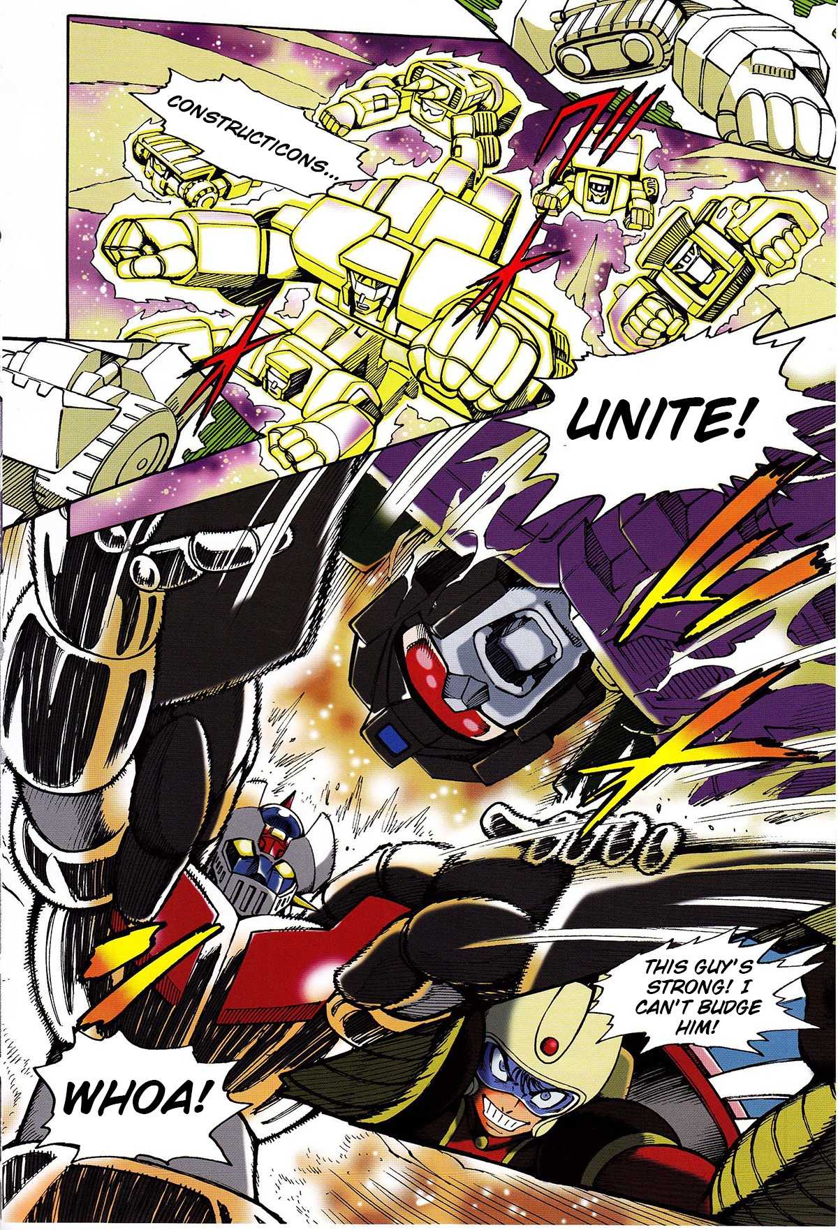 Mazinger Z vs. Transformers Chapter 3 page 12 - Chapter 3: (by Hoshi Kazumi)