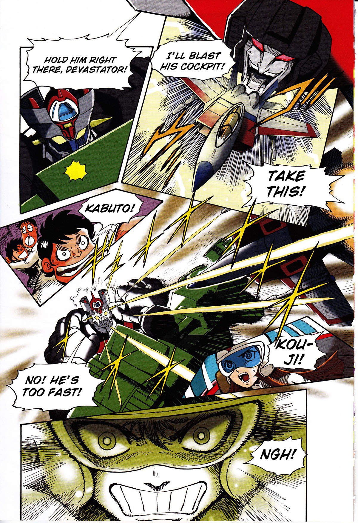 Mazinger Z vs. Transformers Chapter 3 page 13 - Chapter 3: (by Hoshi Kazumi)