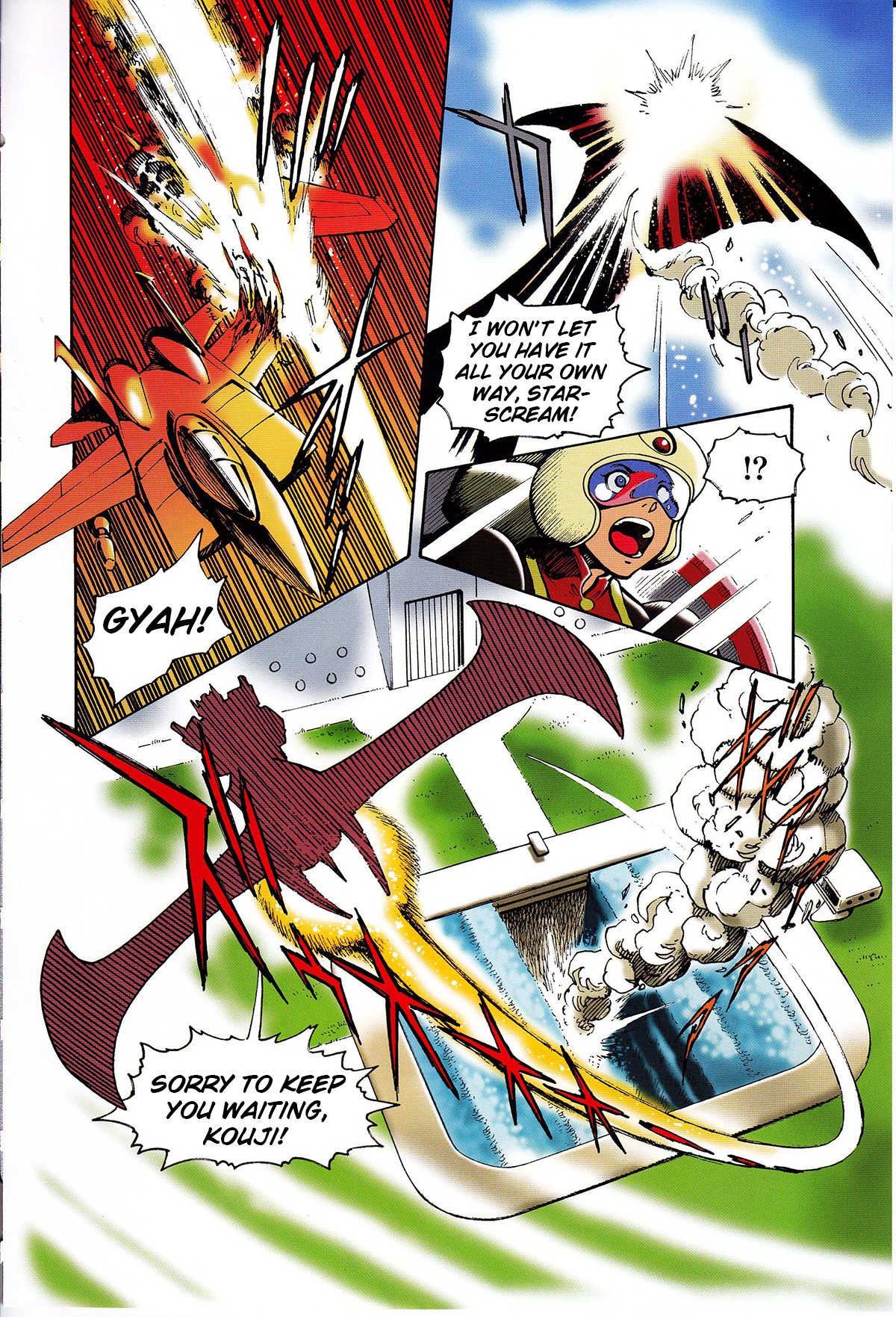 Mazinger Z vs. Transformers Chapter 3 page 14 - Chapter 3: (by Hoshi Kazumi)