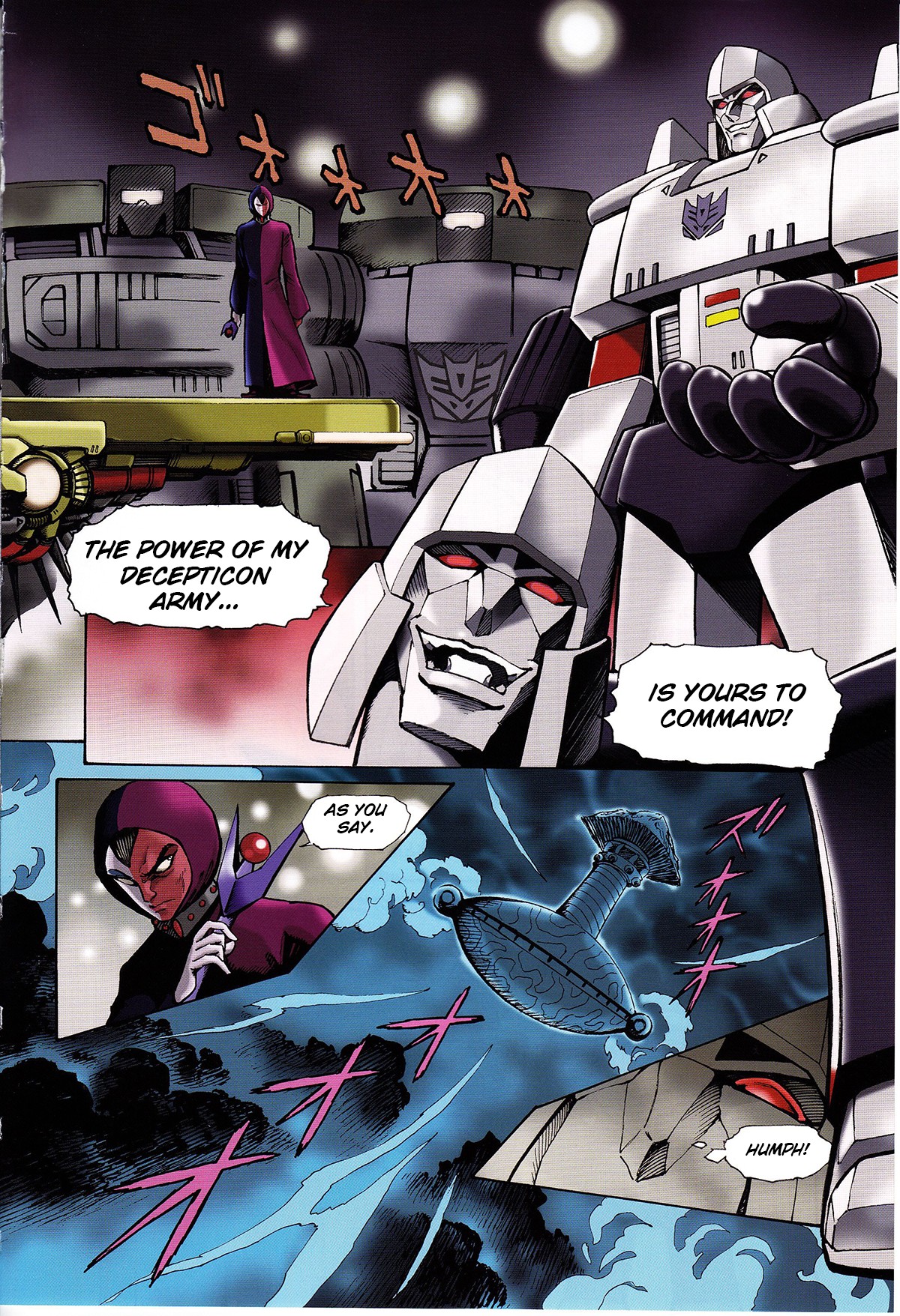 Mazinger Z vs. Transformers Chapter 3 page 2 - Chapter 3: (by Hoshi Kazumi)