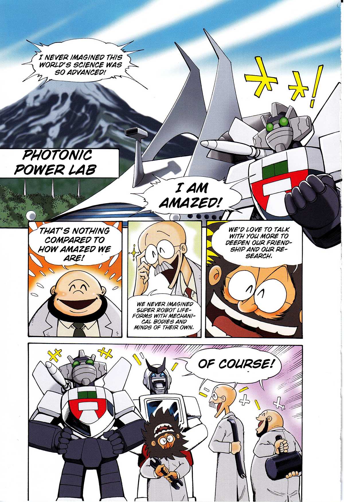 Mazinger Z vs. Transformers Chapter 3 page 3 - Chapter 3: (by Hoshi Kazumi)