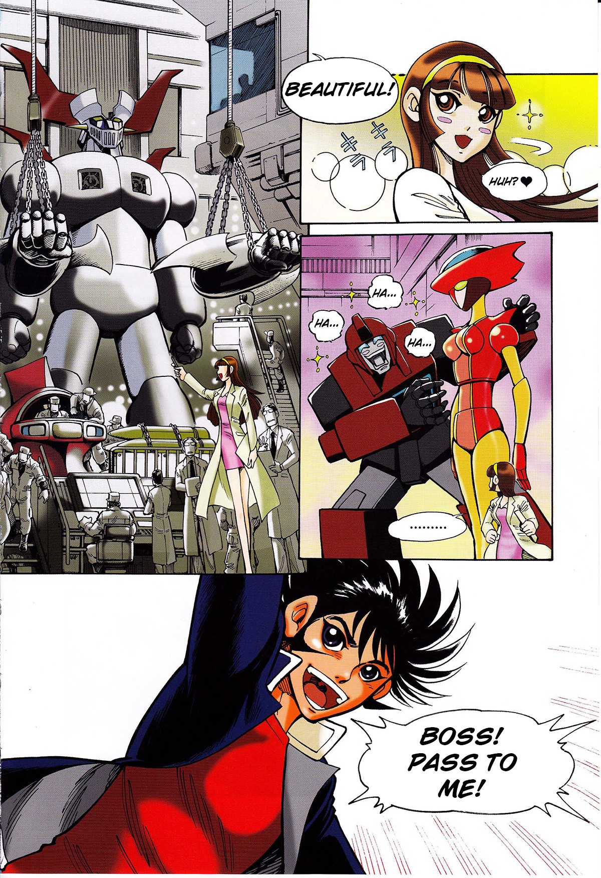 Mazinger Z vs. Transformers Chapter 3 page 4 - Chapter 3: (by Hoshi Kazumi)