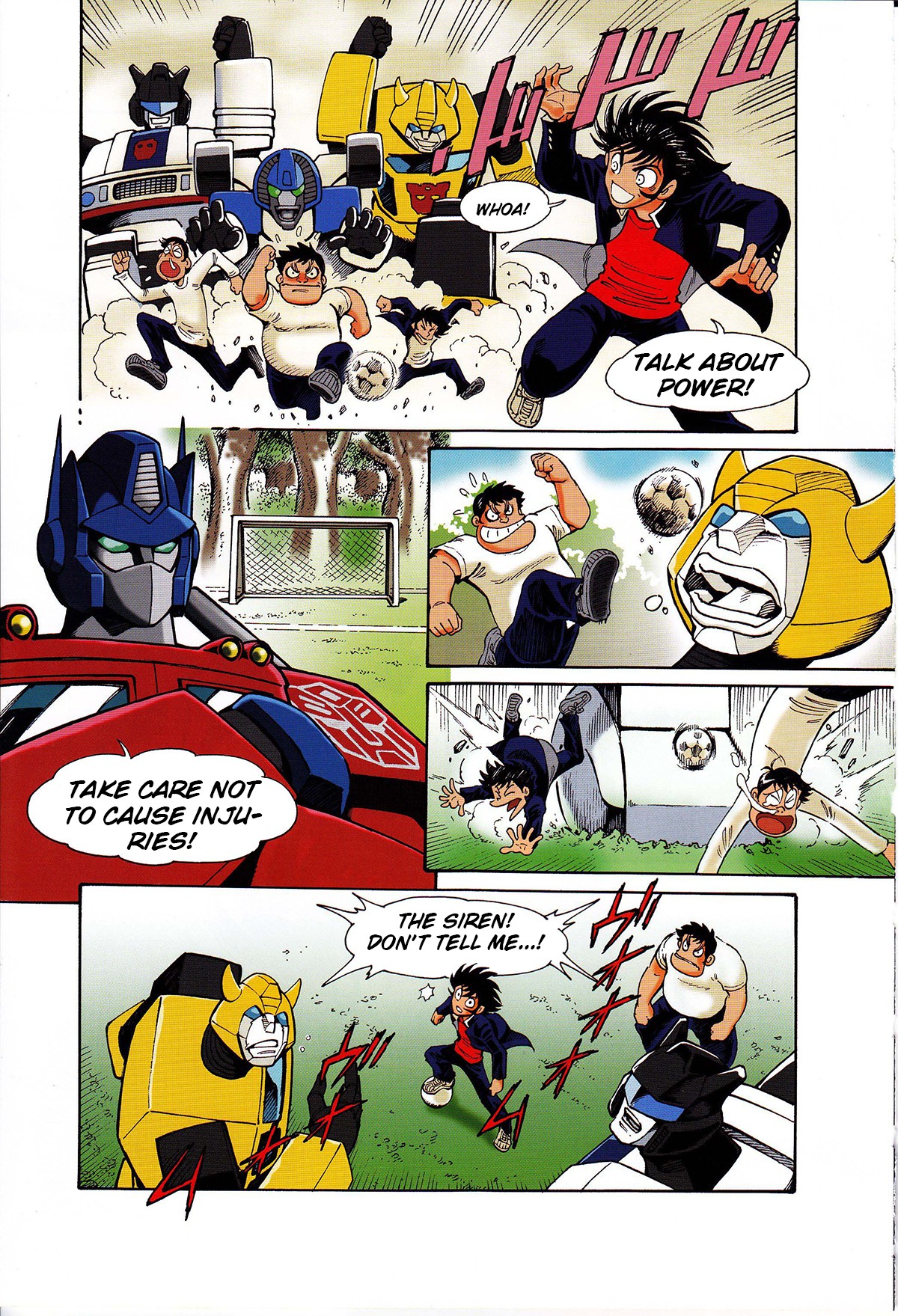 Mazinger Z vs. Transformers Chapter 3 page 5 - Chapter 3: (by Hoshi Kazumi)