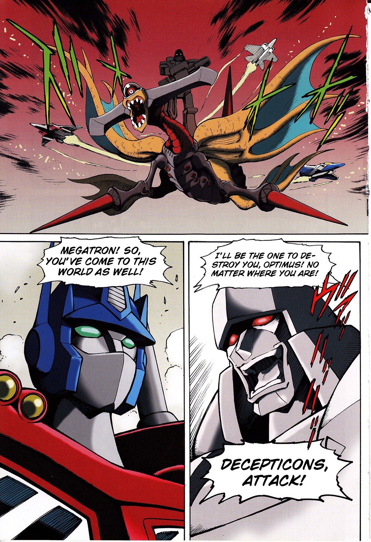 Mazinger Z vs. Transformers Chapter 3 page 7 - Chapter 3: (by Hoshi Kazumi)