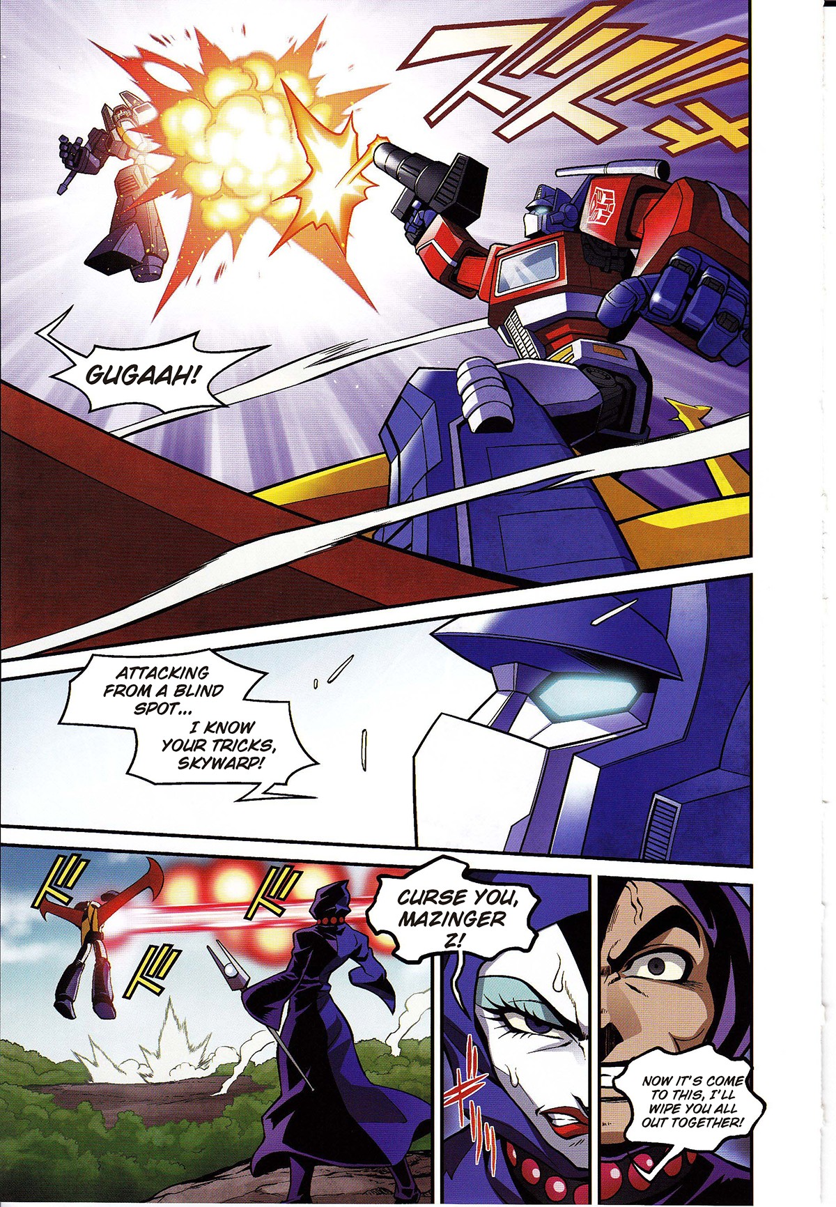 Mazinger Z vs. Transformers Chapter 4 page 10 - Chapter 4