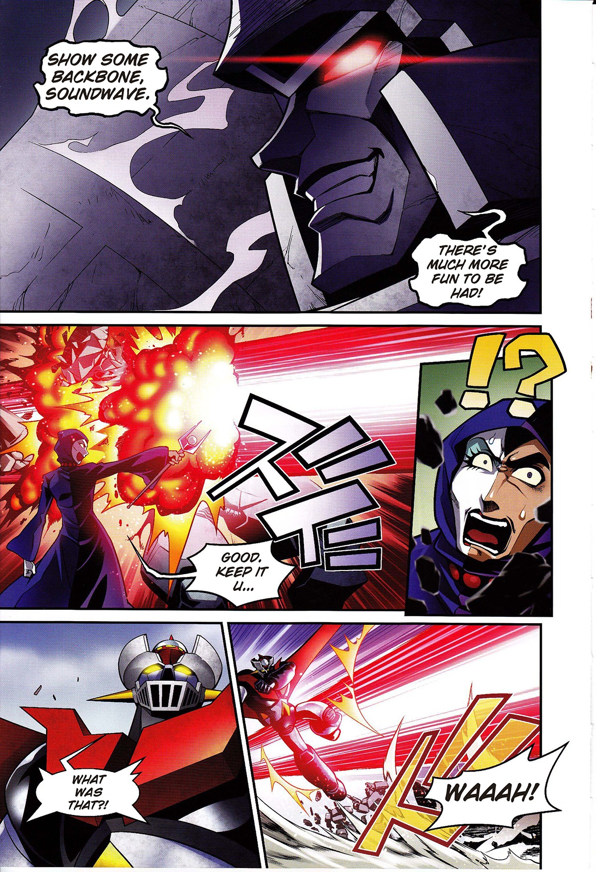 Mazinger Z vs. Transformers Chapter 4 page 12 - Chapter 4
