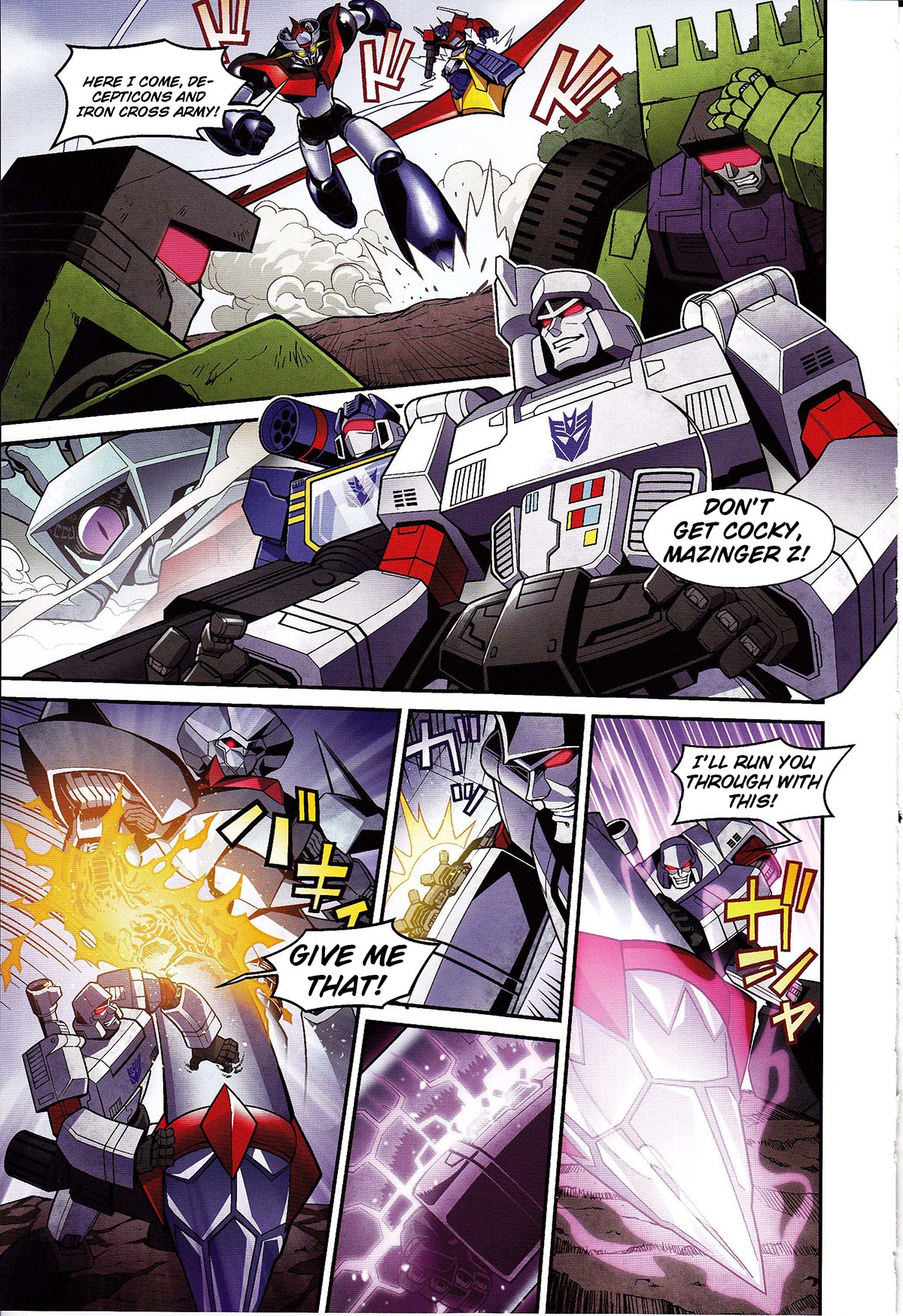 Mazinger Z vs. Transformers Chapter 4 page 4 - Chapter 4