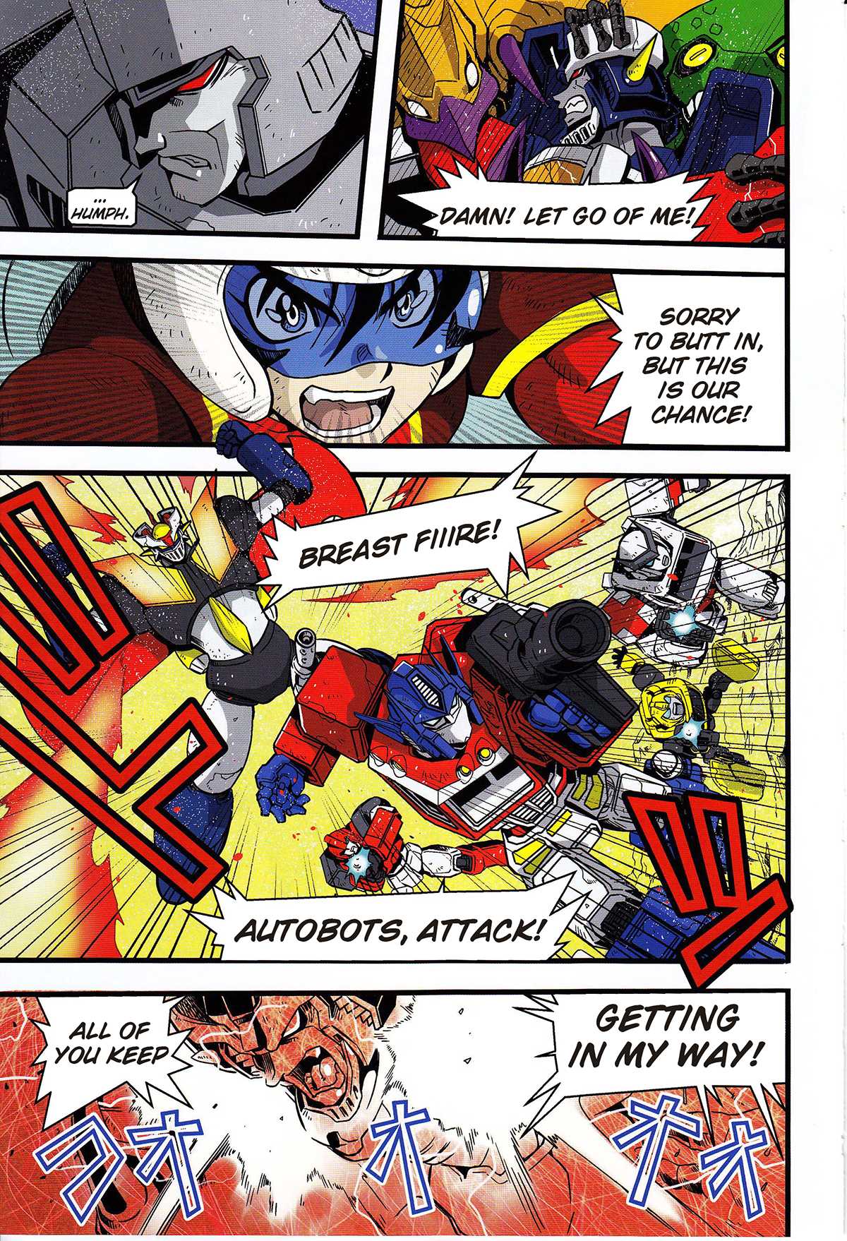 Mazinger Z vs. Transformers Chapter 5 page 5 - Chapter 5