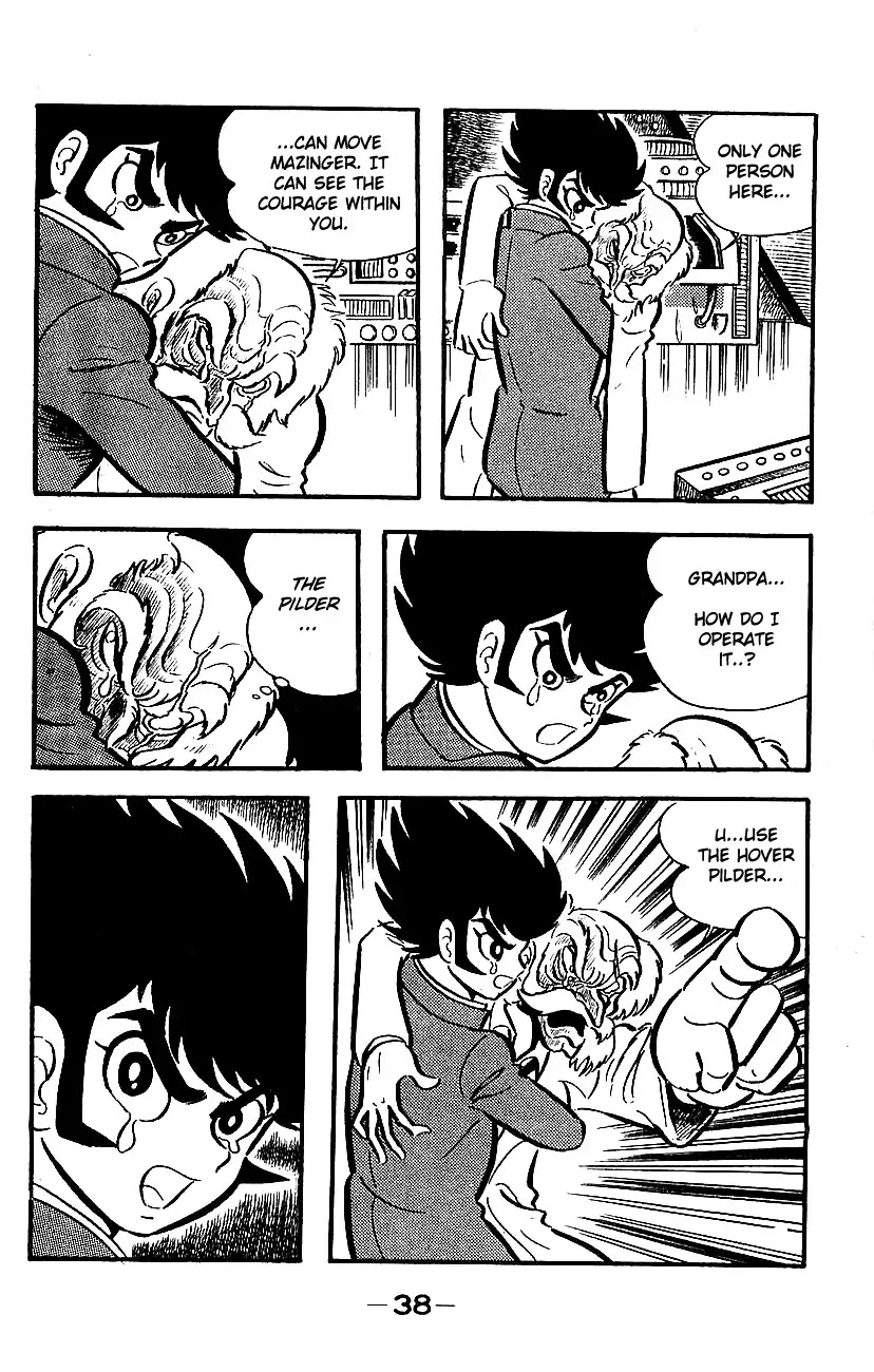 Mazinger Z Chapter 1 page 34 - Chapter 1 : Volume 1