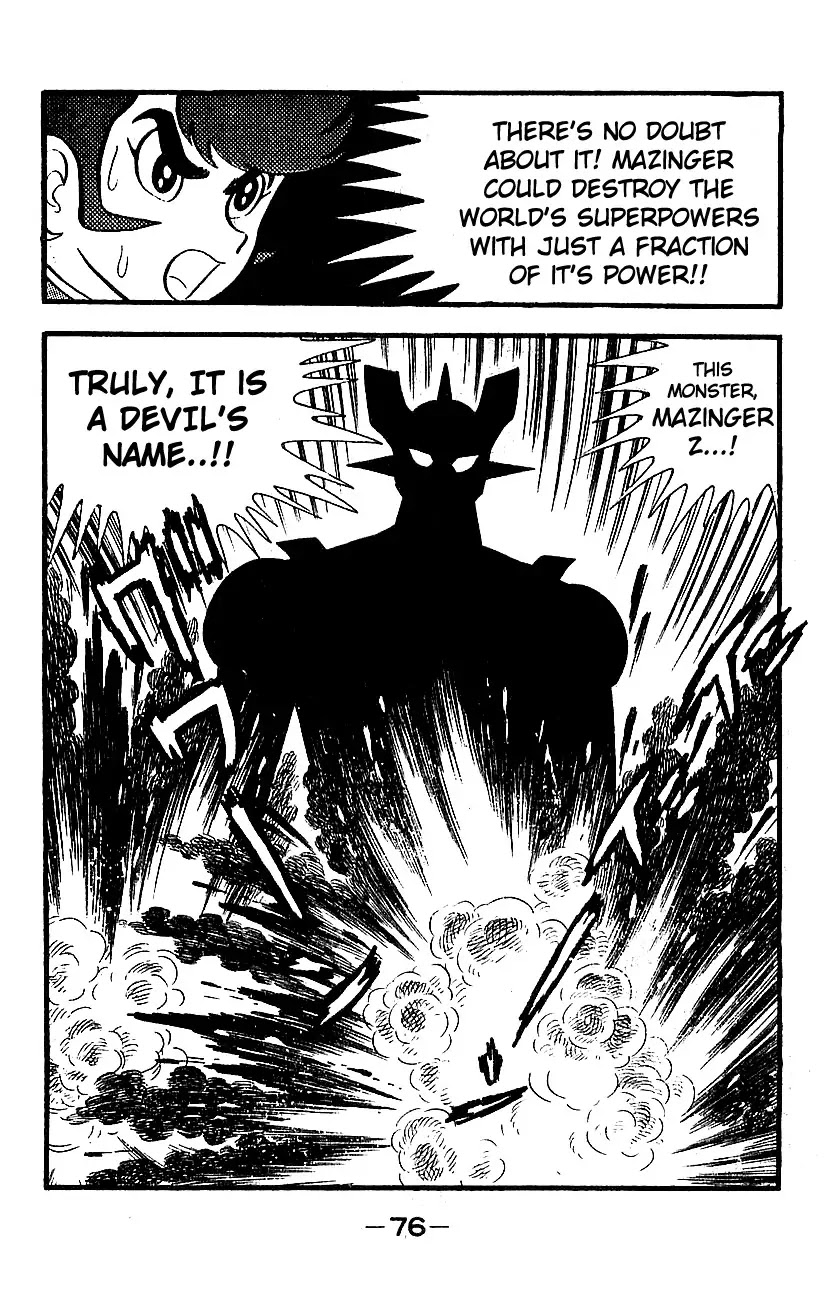 Mazinger Z Chapter 1 page 72 - Chapter 1 : Volume 1