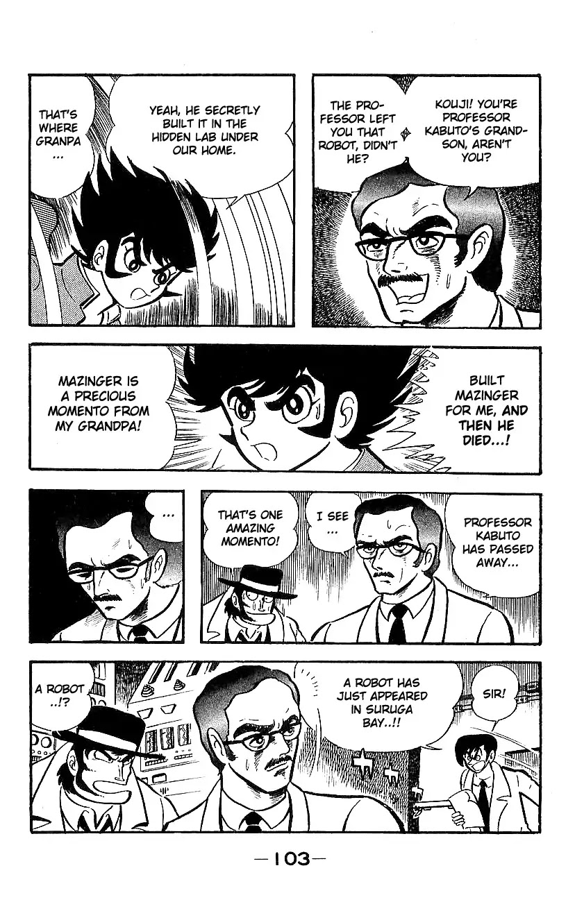 Mazinger Z Chapter 1 page 98 - Chapter 1 : Volume 1