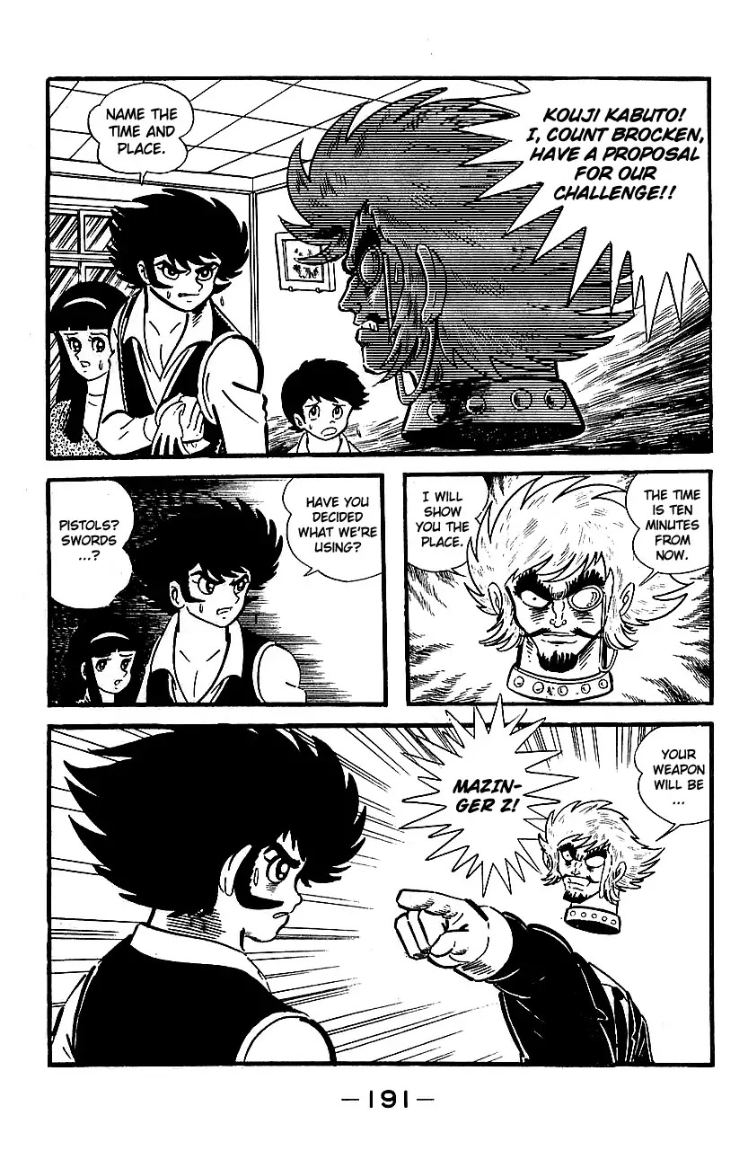 Mazinger Z Chapter 2 page 186 - Chapter 2 : Volume 2