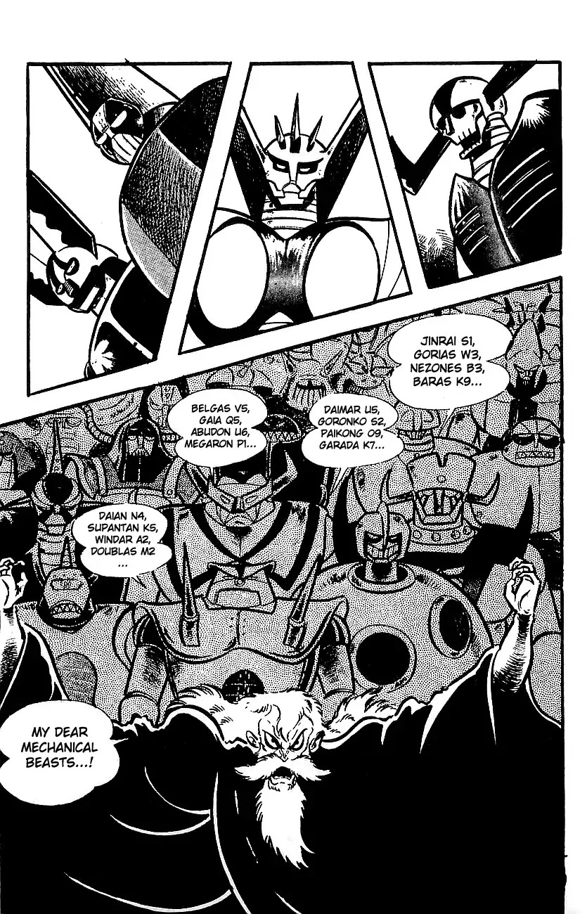 Mazinger Z Chapter 4 page 1 - Chapter 4 : Volume 4