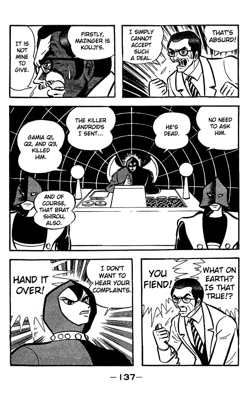 Mazinger Z Chapter 4 page 129 - Chapter 4 : Volume 4