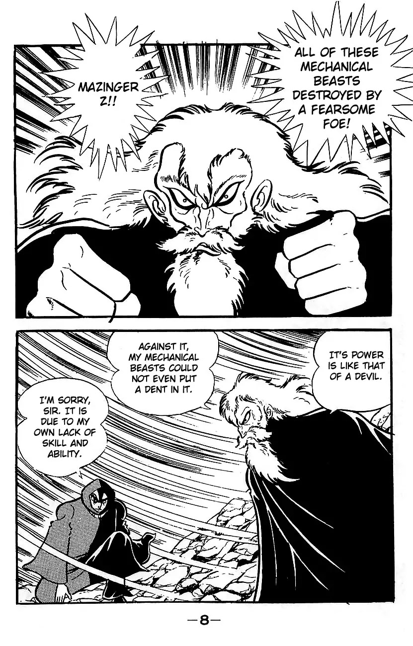 Mazinger Z Chapter 4 page 2 - Chapter 4 : Volume 4