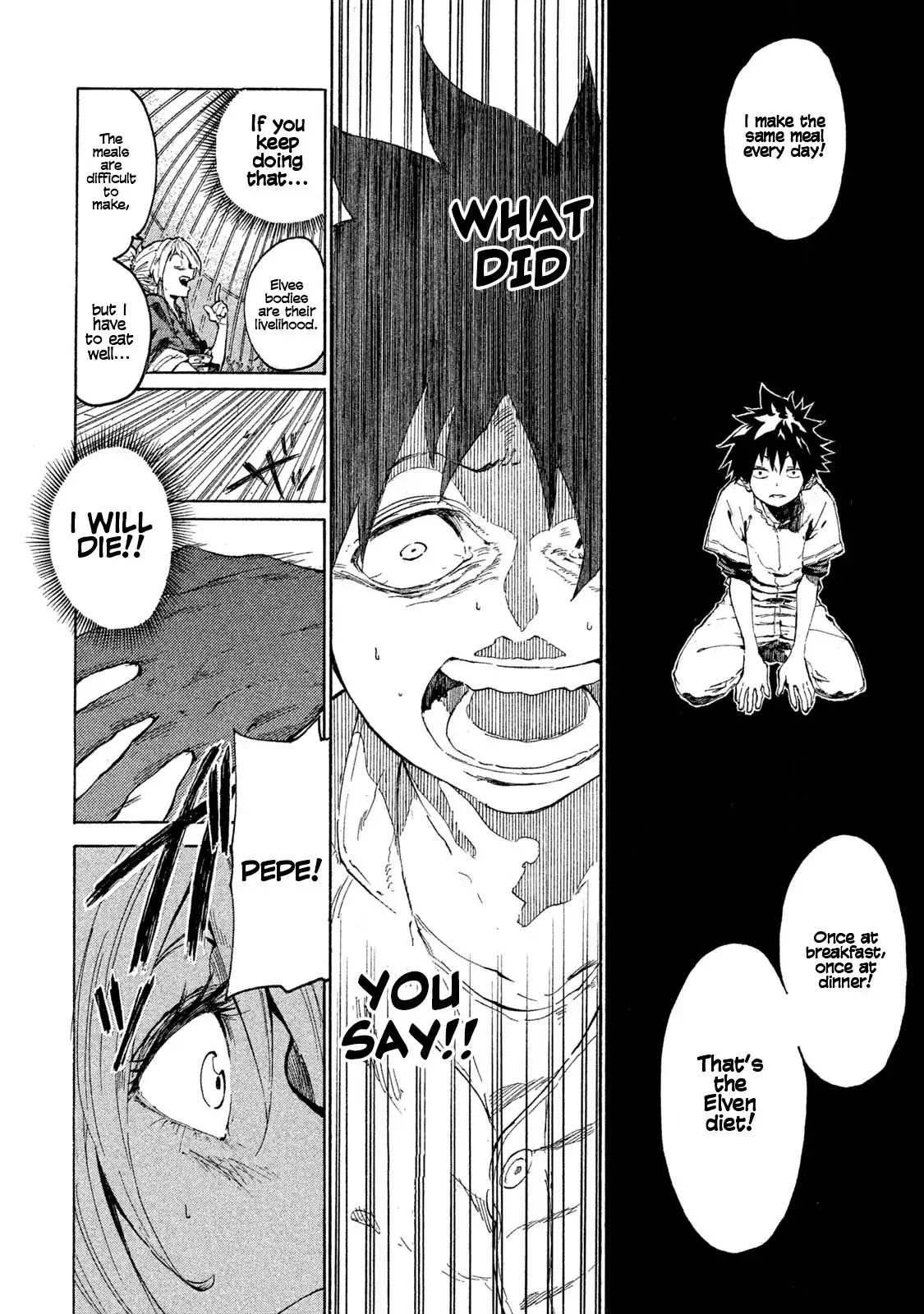 Mazumeshi Elf to Youbokugurashi Chapter 1 page 23 - Chapter 1