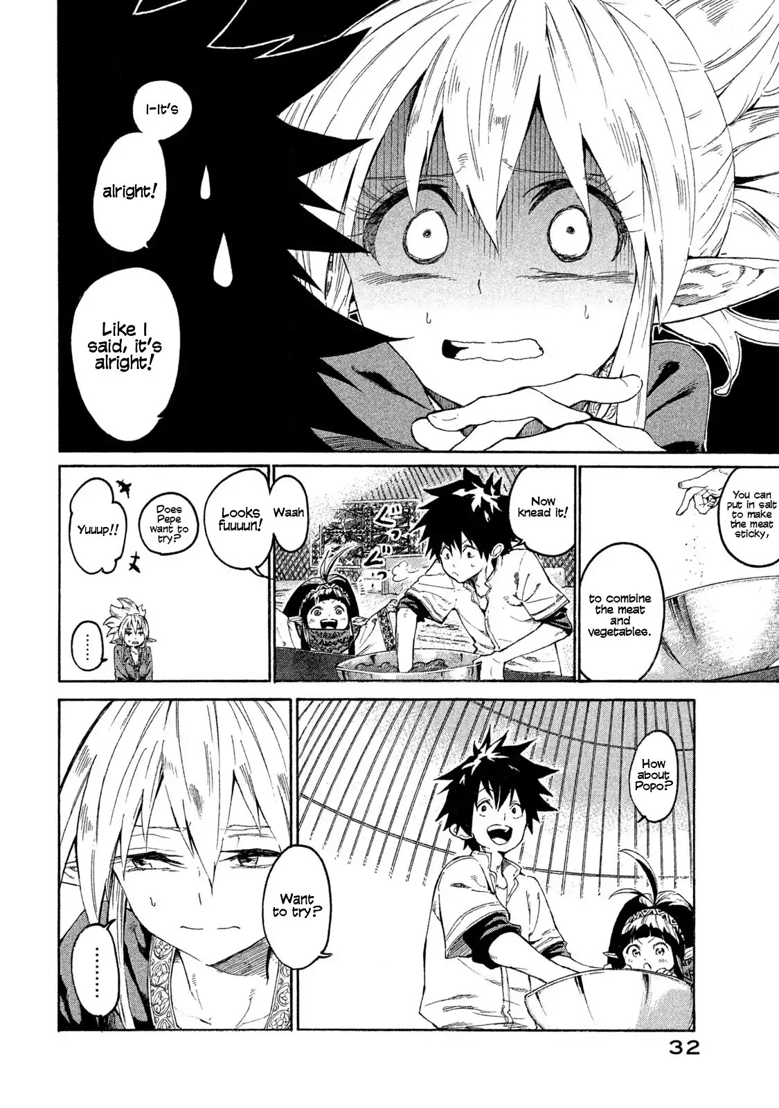 Mazumeshi Elf to Youbokugurashi Chapter 1 page 31 - Chapter 1