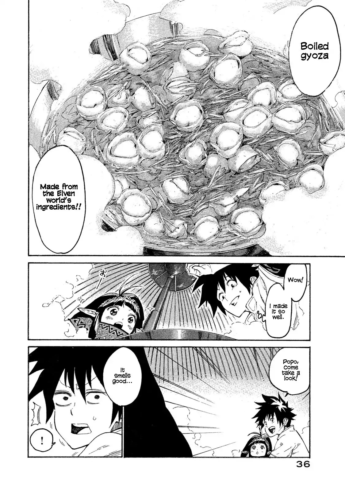 Mazumeshi Elf to Youbokugurashi Chapter 1 page 35 - Chapter 1