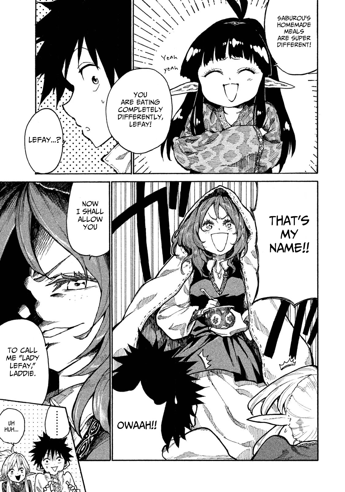 Mazumeshi Elf to Youbokugurashi Chapter 10 page 3 - Chapter 10: The first meetup with a fellow Earthling