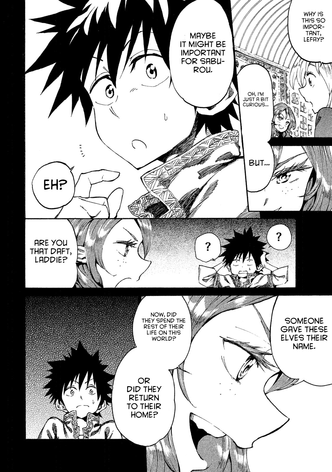 Mazumeshi Elf to Youbokugurashi Chapter 11 page 12 - Chapter 11: A clue to the homeland