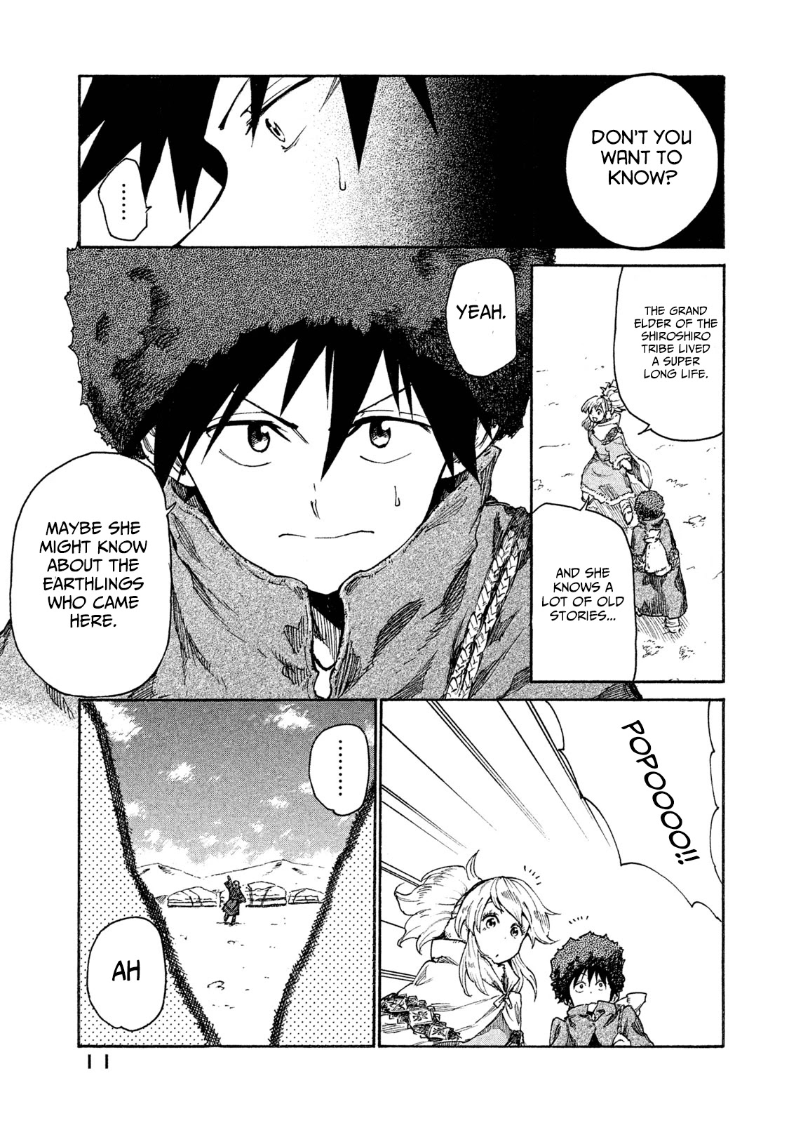 Mazumeshi Elf to Youbokugurashi Chapter 11 page 13 - Chapter 11: A clue to the homeland