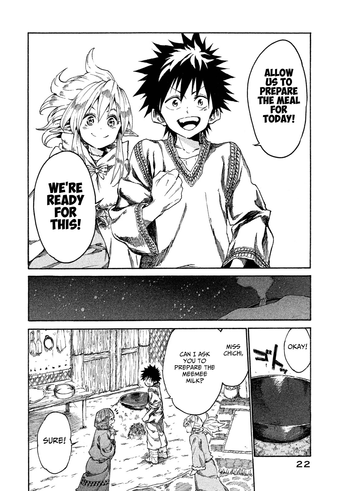 Mazumeshi Elf to Youbokugurashi Chapter 11 page 24 - Chapter 11: A clue to the homeland