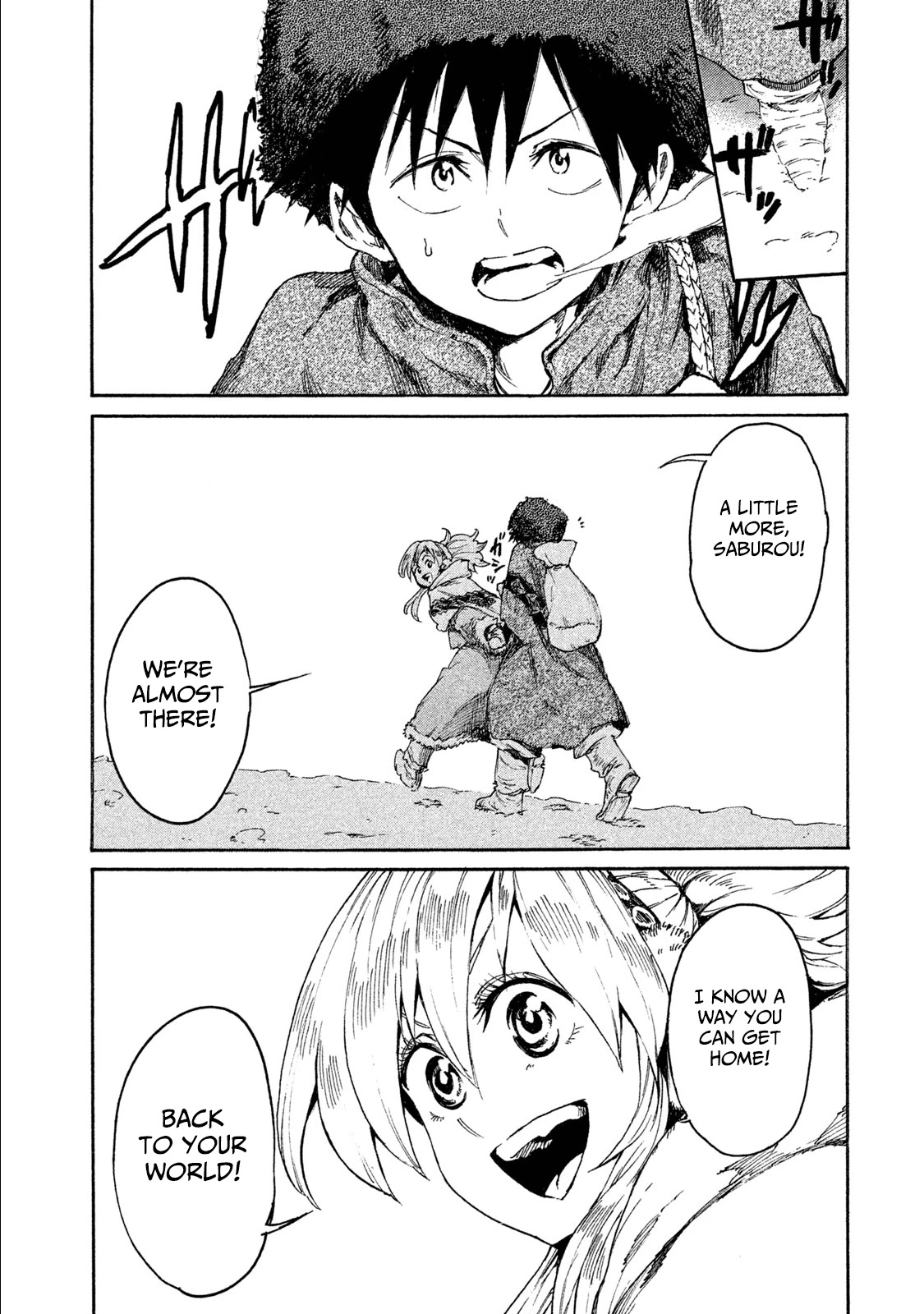 Mazumeshi Elf to Youbokugurashi Chapter 11 page 5 - Chapter 11: A clue to the homeland