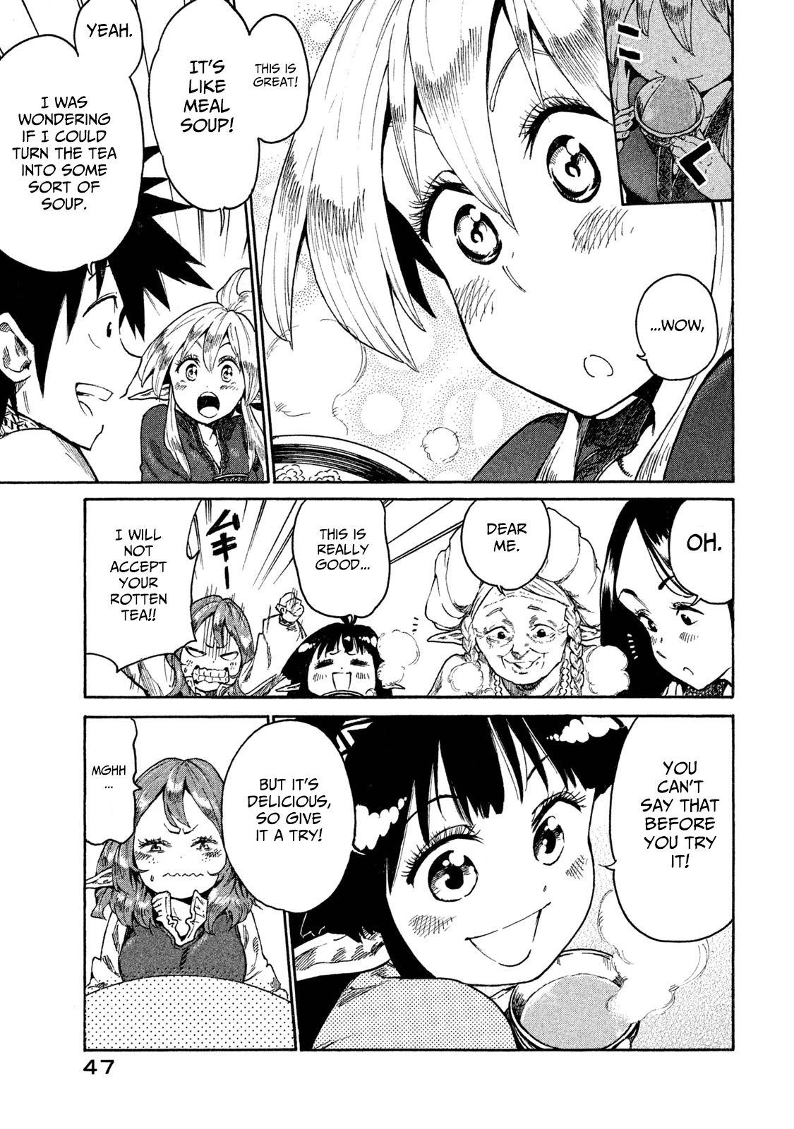 Mazumeshi Elf to Youbokugurashi Chapter 12 page 15 - Chapter 12: Tea Time