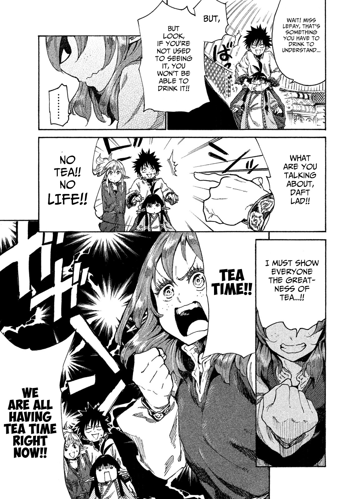 Mazumeshi Elf to Youbokugurashi Chapter 12 page 5 - Chapter 12: Tea Time