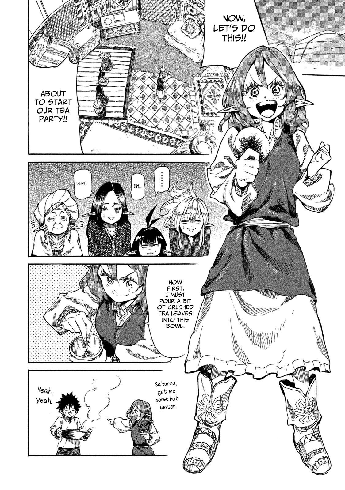Mazumeshi Elf to Youbokugurashi Chapter 12 page 6 - Chapter 12: Tea Time