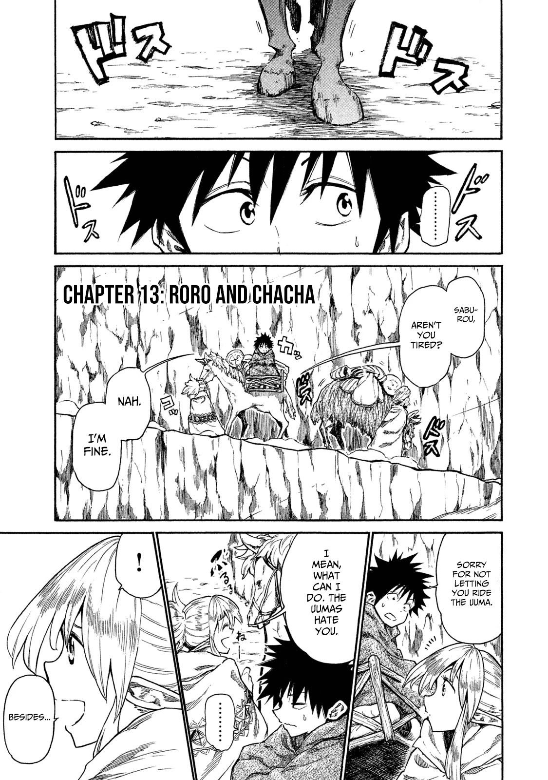 Mazumeshi Elf to Youbokugurashi Chapter 13 page 1 - Chapter 13: Roro and Chacha