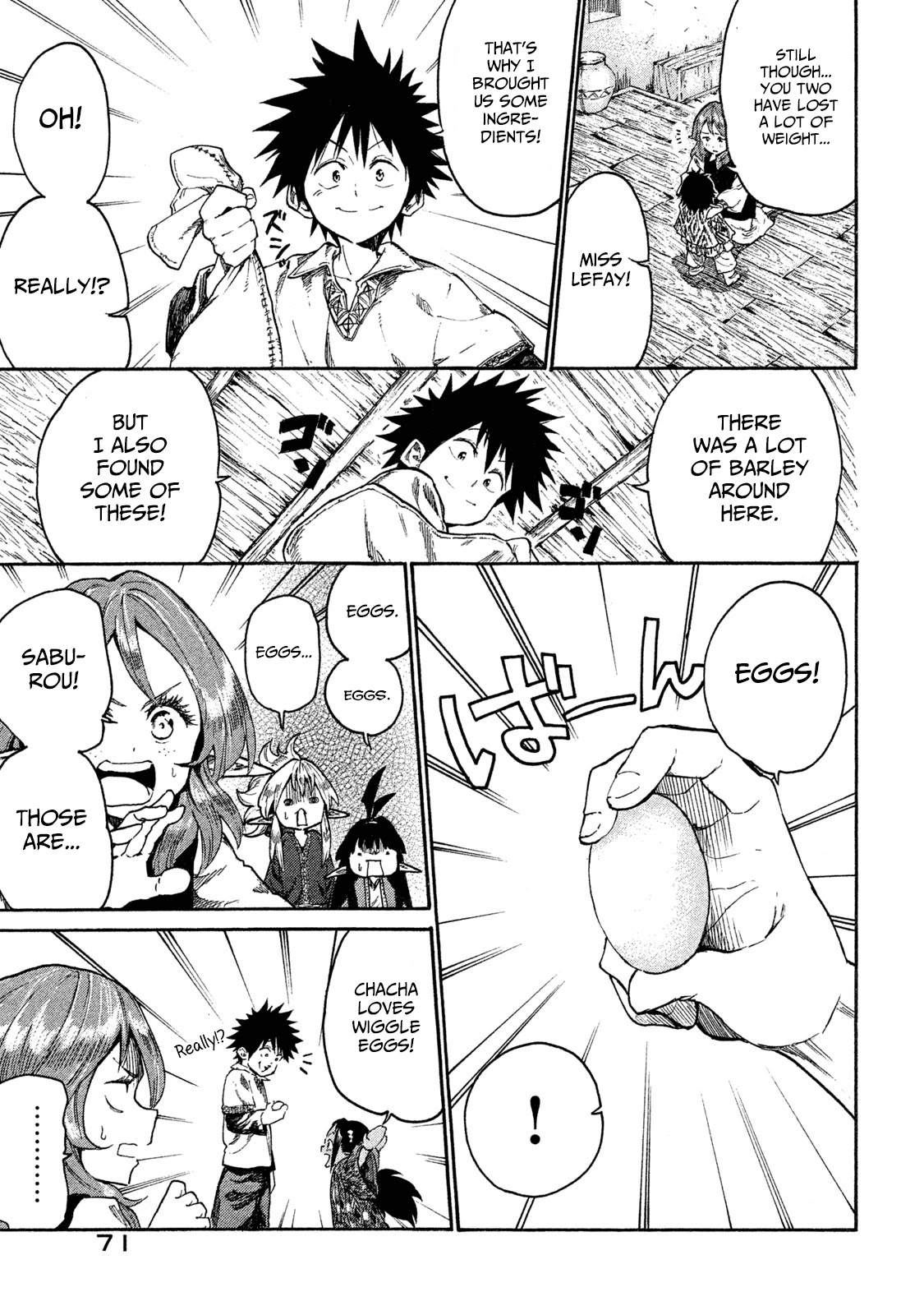 Mazumeshi Elf to Youbokugurashi Chapter 13 page 19 - Chapter 13: Roro and Chacha