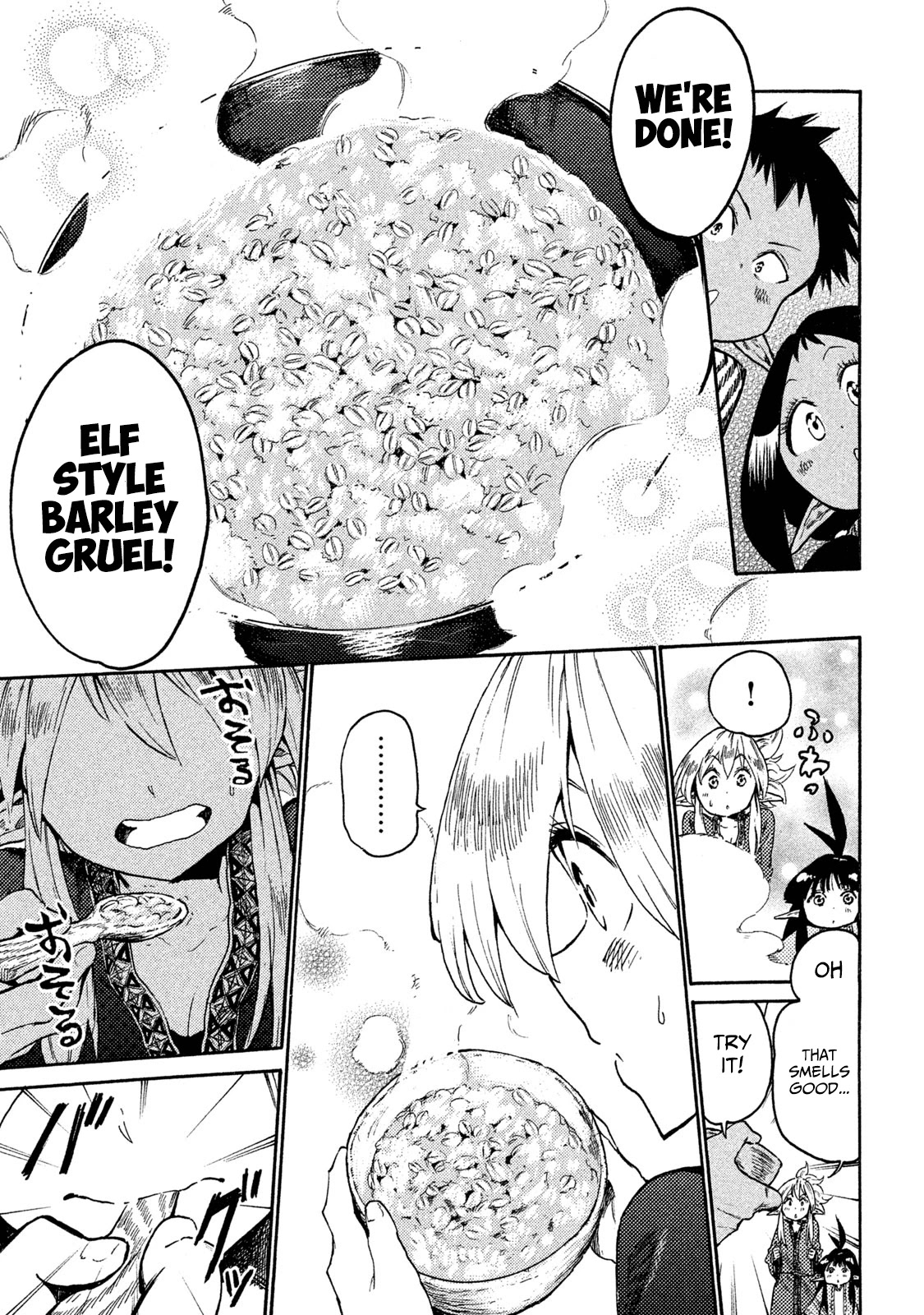 Mazumeshi Elf to Youbokugurashi Chapter 13 page 23 - Chapter 13: Roro and Chacha