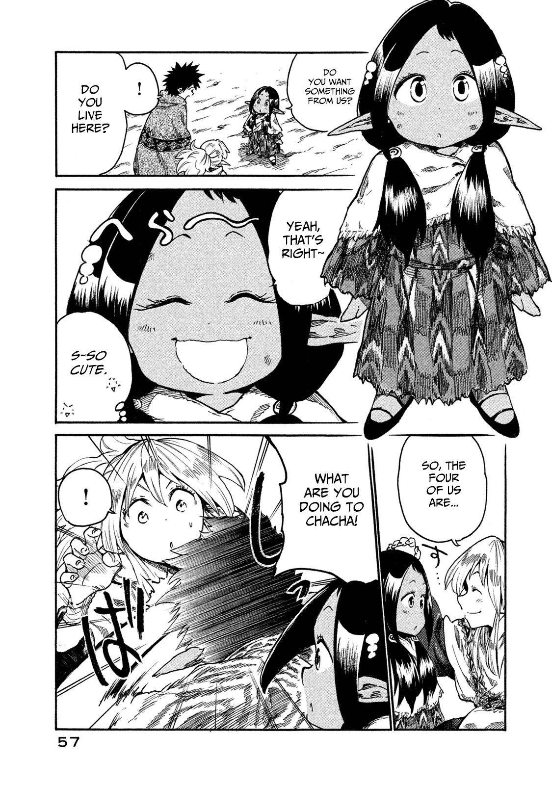 Mazumeshi Elf to Youbokugurashi Chapter 13 page 5 - Chapter 13: Roro and Chacha