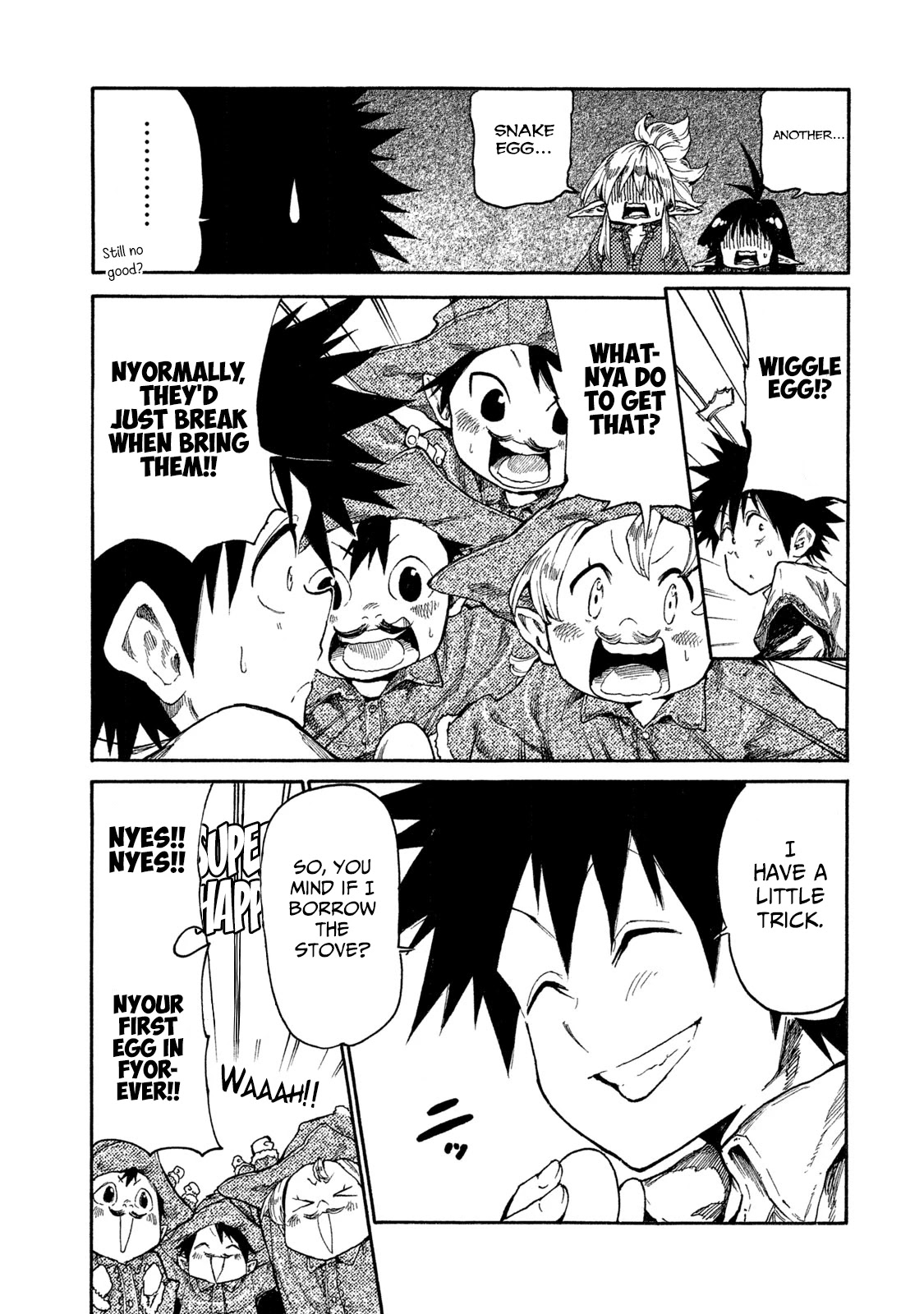 Mazumeshi Elf to Youbokugurashi Chapter 14 page 11 - Chapter 14: Dwarves and eggs