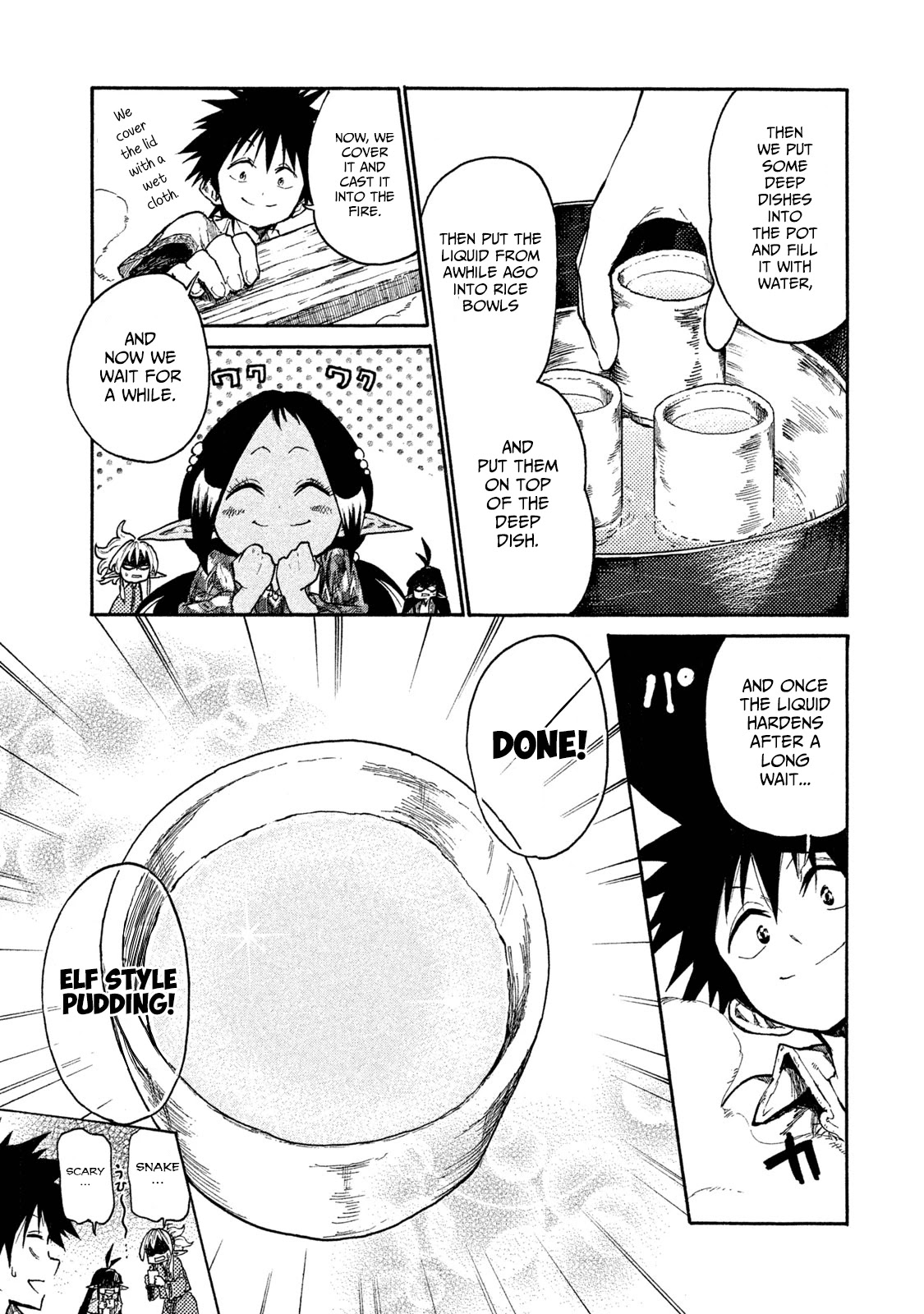 Mazumeshi Elf to Youbokugurashi Chapter 14 page 13 - Chapter 14: Dwarves and eggs
