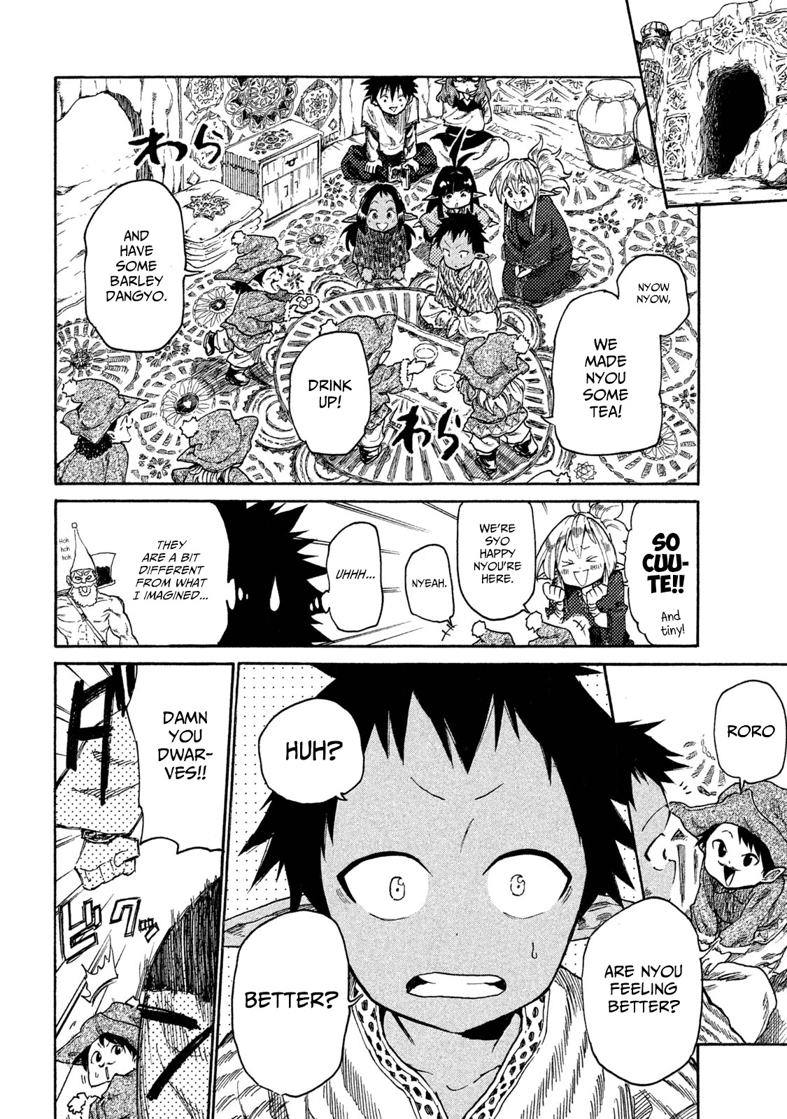Mazumeshi Elf to Youbokugurashi Chapter 14 page 4 - Chapter 14: Dwarves and eggs