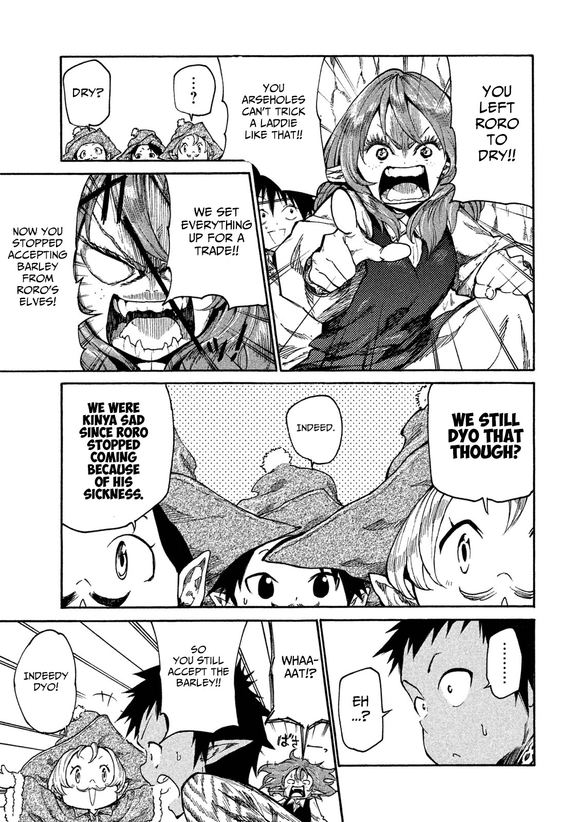 Mazumeshi Elf to Youbokugurashi Chapter 14 page 5 - Chapter 14: Dwarves and eggs