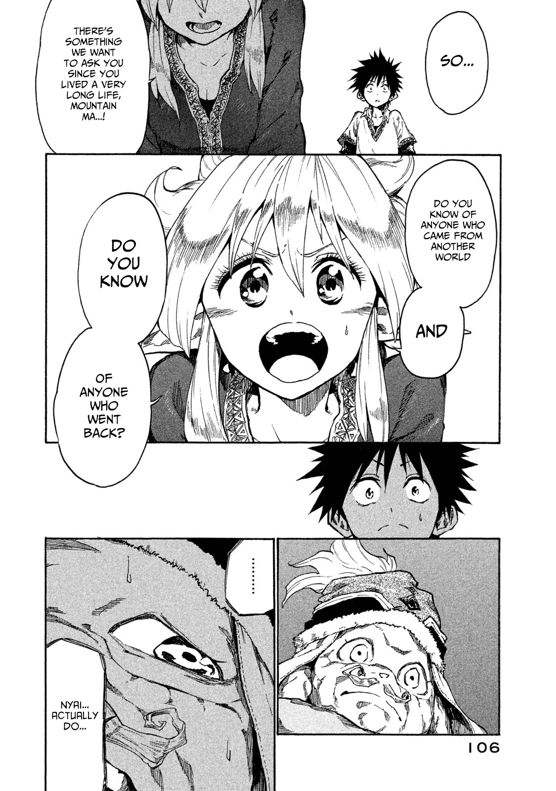 Mazumeshi Elf to Youbokugurashi Chapter 15 page 8 - Chapter 15: A way home