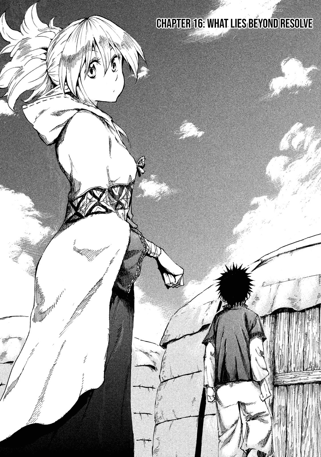 Mazumeshi Elf to Youbokugurashi Chapter 16 page 1 - Chapter 16: What lies beyond resolve